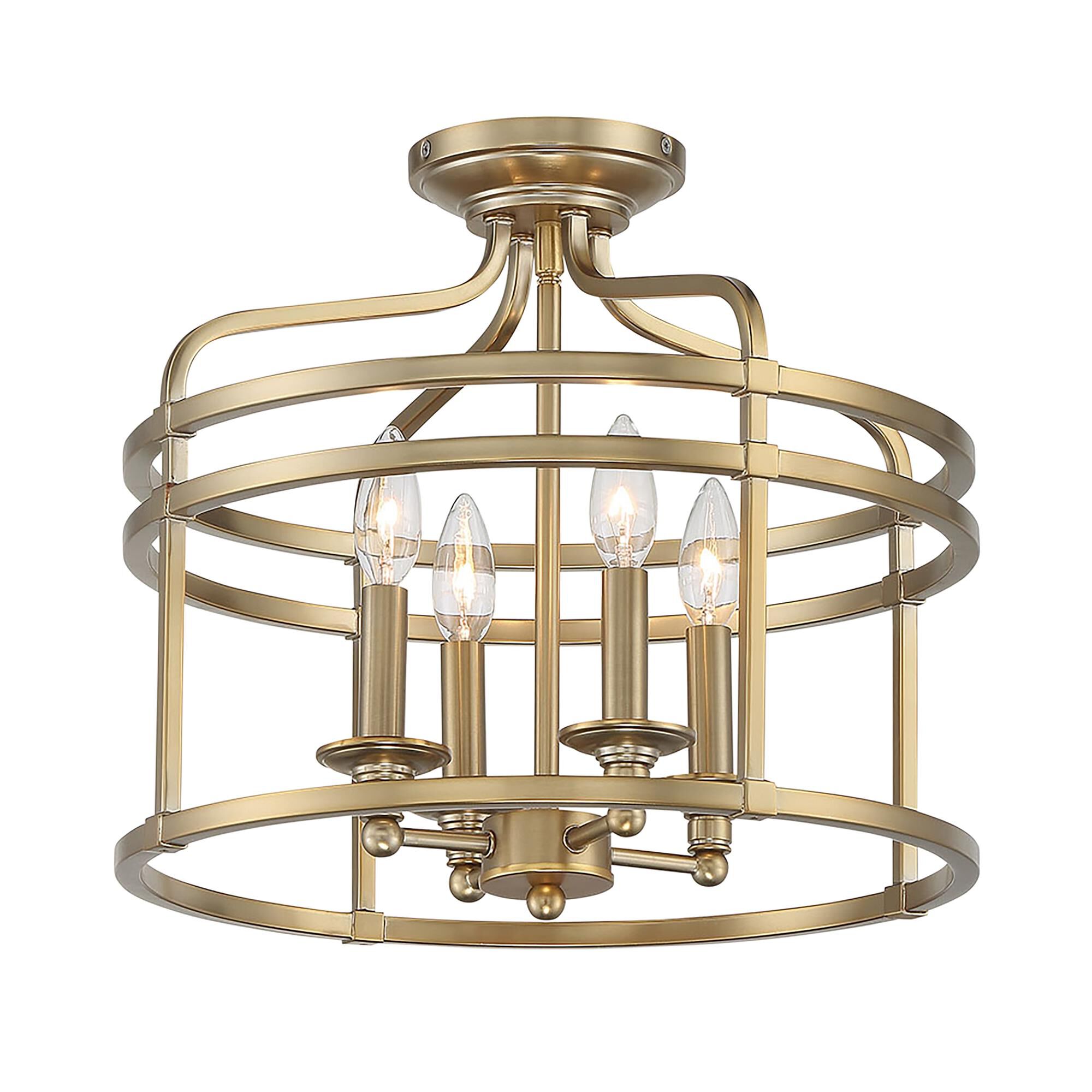 Shown in Brushed Honey Gold finish