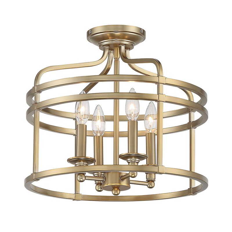 Covent Park 16 Inch Semi Flush Mount by Minka Lavery