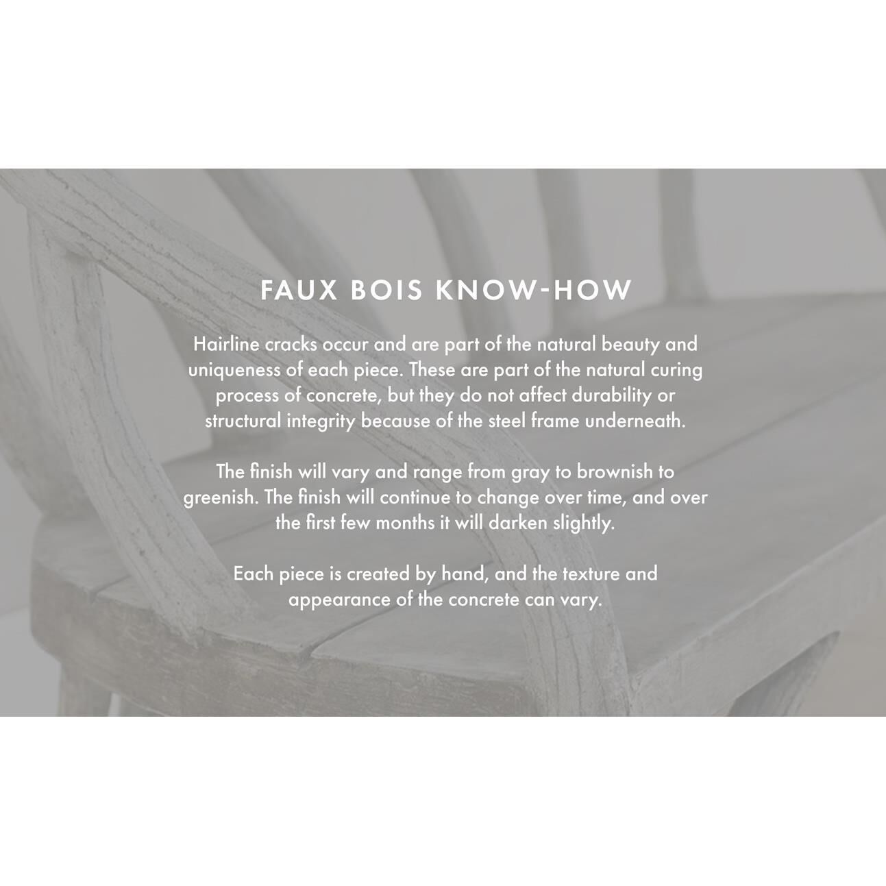 Faux Bois Planter by Currey and Company