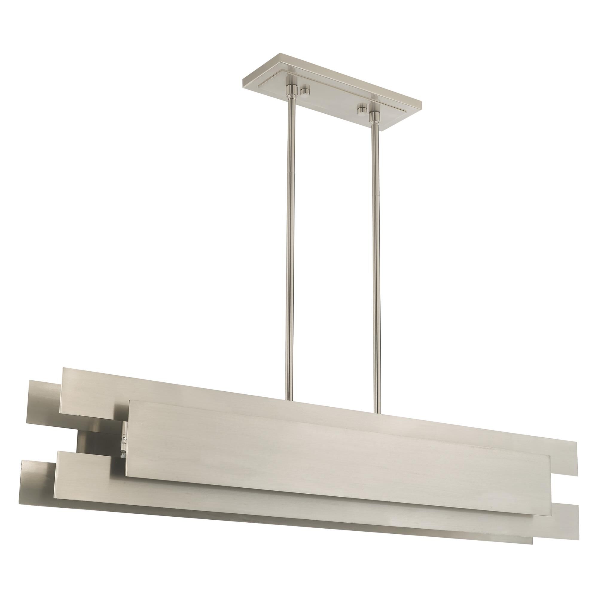 Varick 46 Inch 5 Light Linear Suspension Light by Livex Lighting