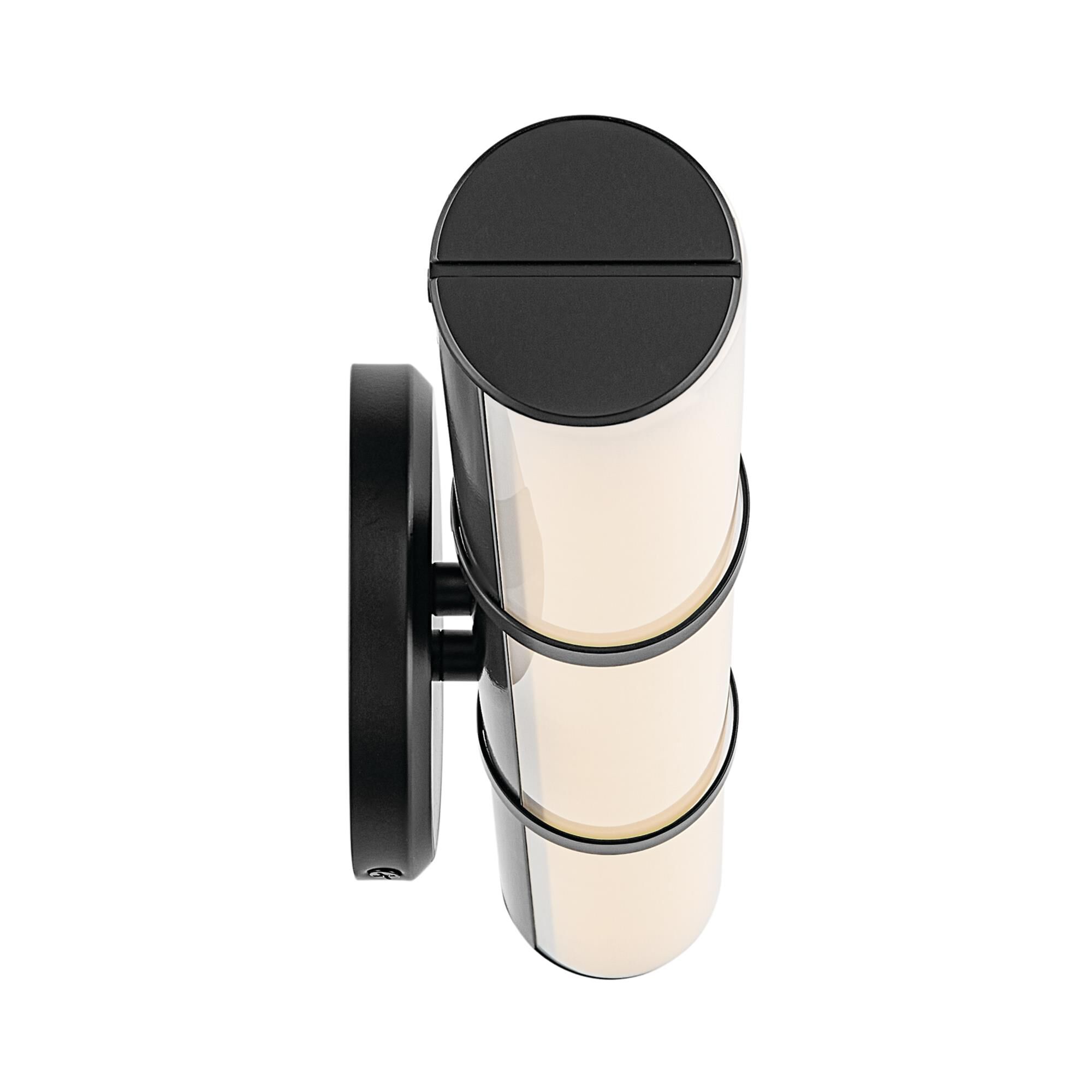 Shown in Black finish and Clear with Painted White Inside glass