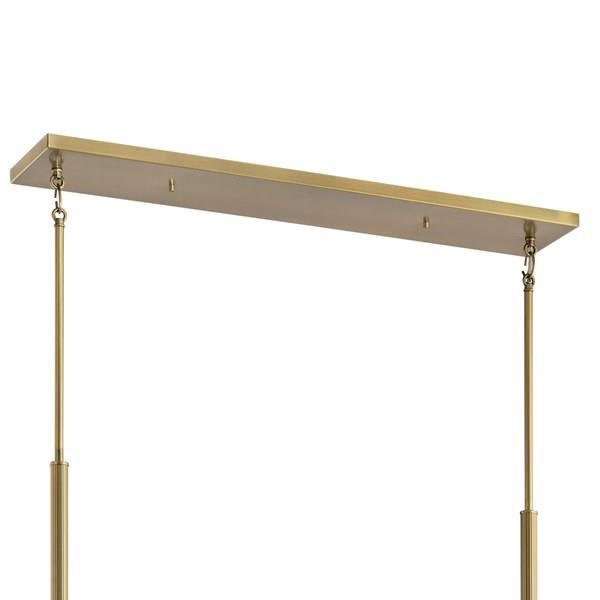 Shown in Brushed Natural Brass finish