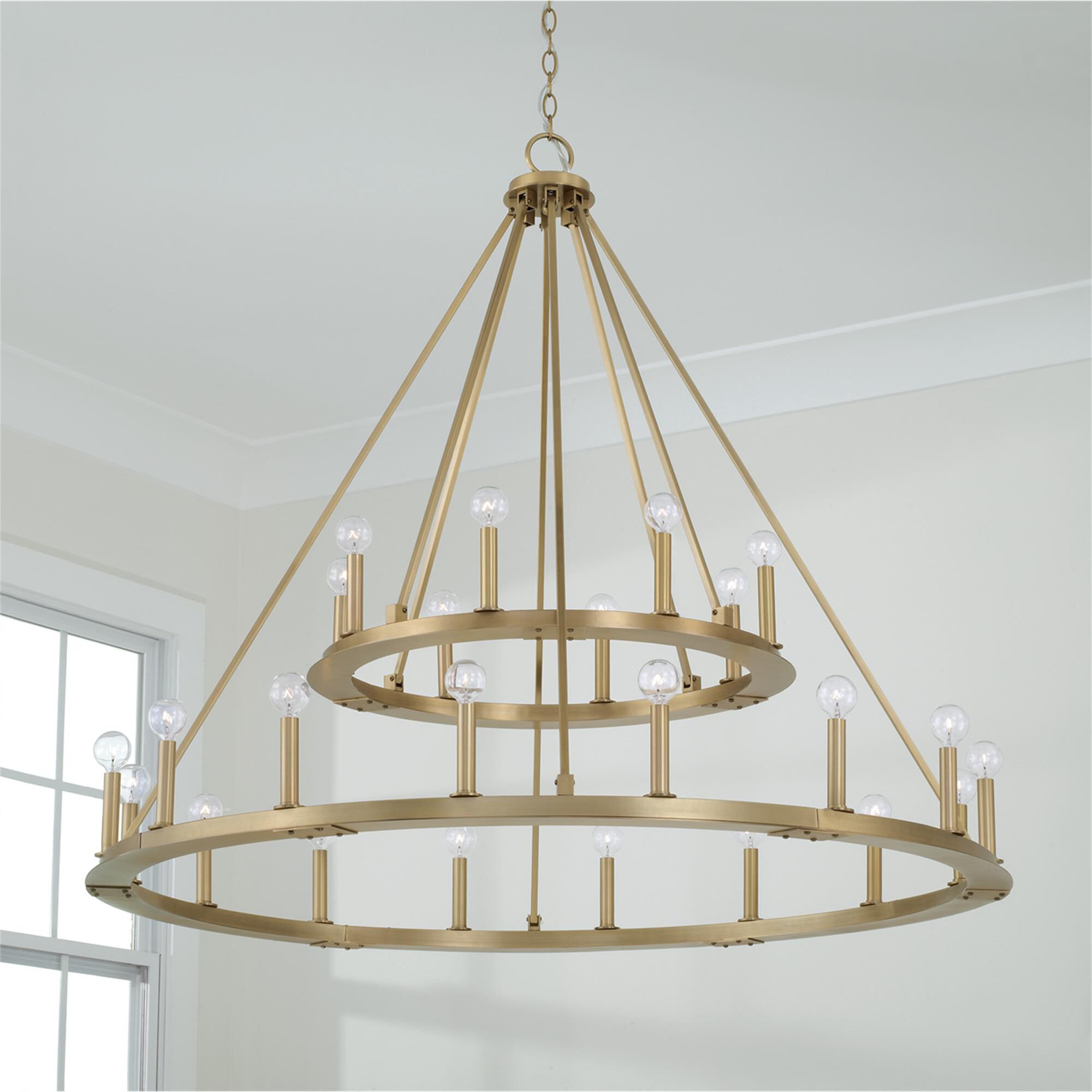Shown in Aged Brass finish
