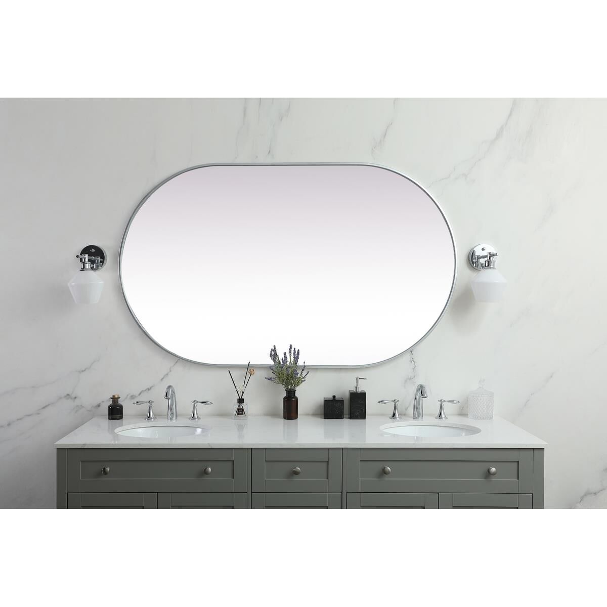 Asha 60 Inch Decorative Mirror by Elegant Decor