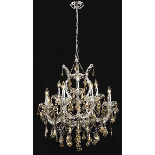 Maria Theresa 27 Inch 13 Light Chandelier by Elegant Lighting