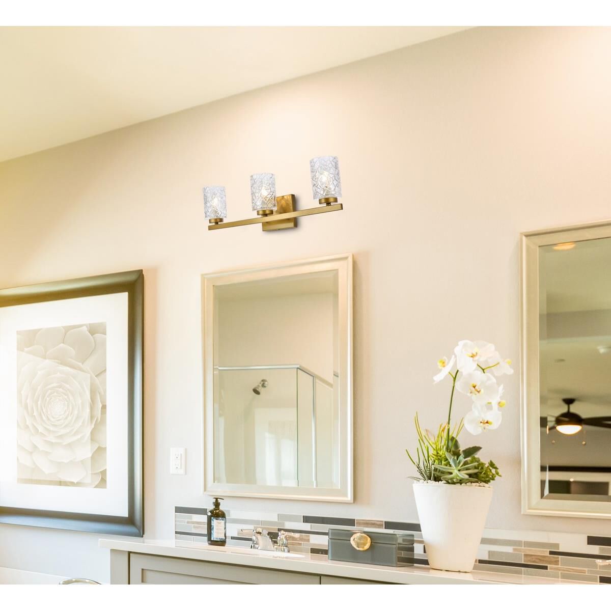 Cassie 24 Inch Bath Vanity Light by Elegant Lighting