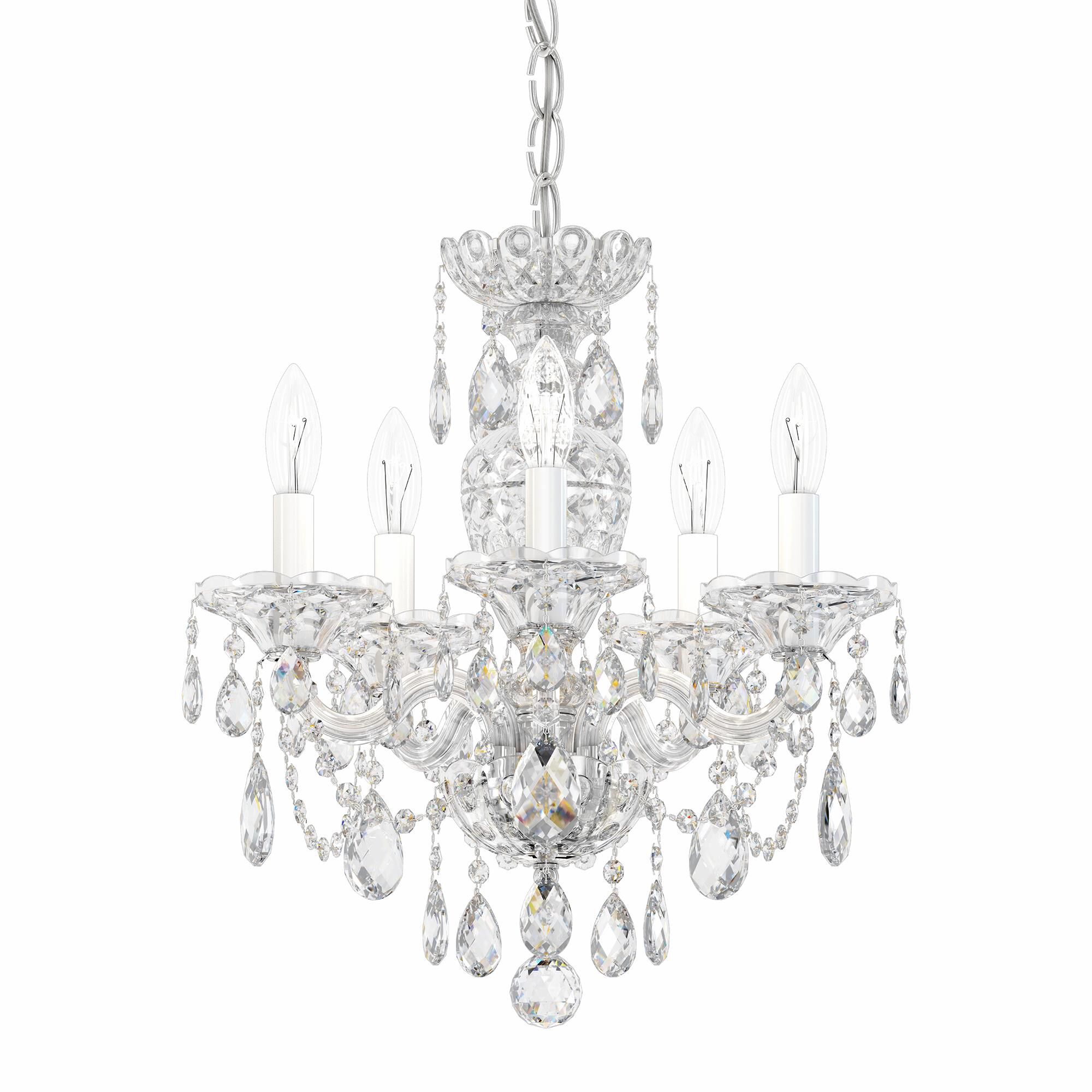 Shown in Silver finish and Clear Radiance crystal