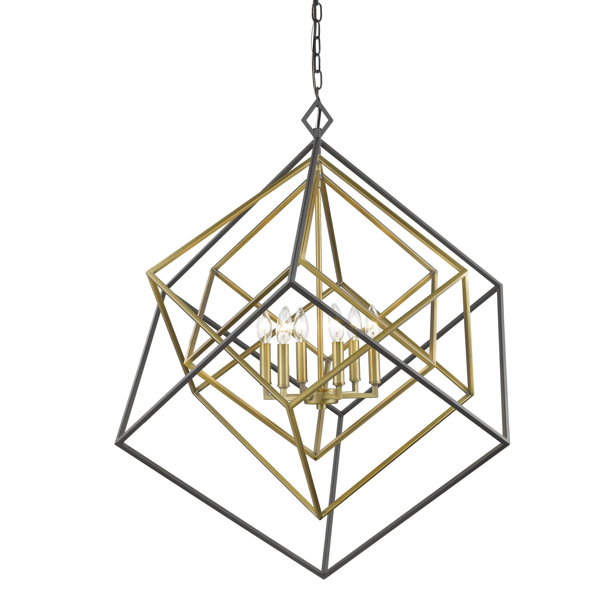 Euclid 35 Inch Cage Pendant by Z-Lite