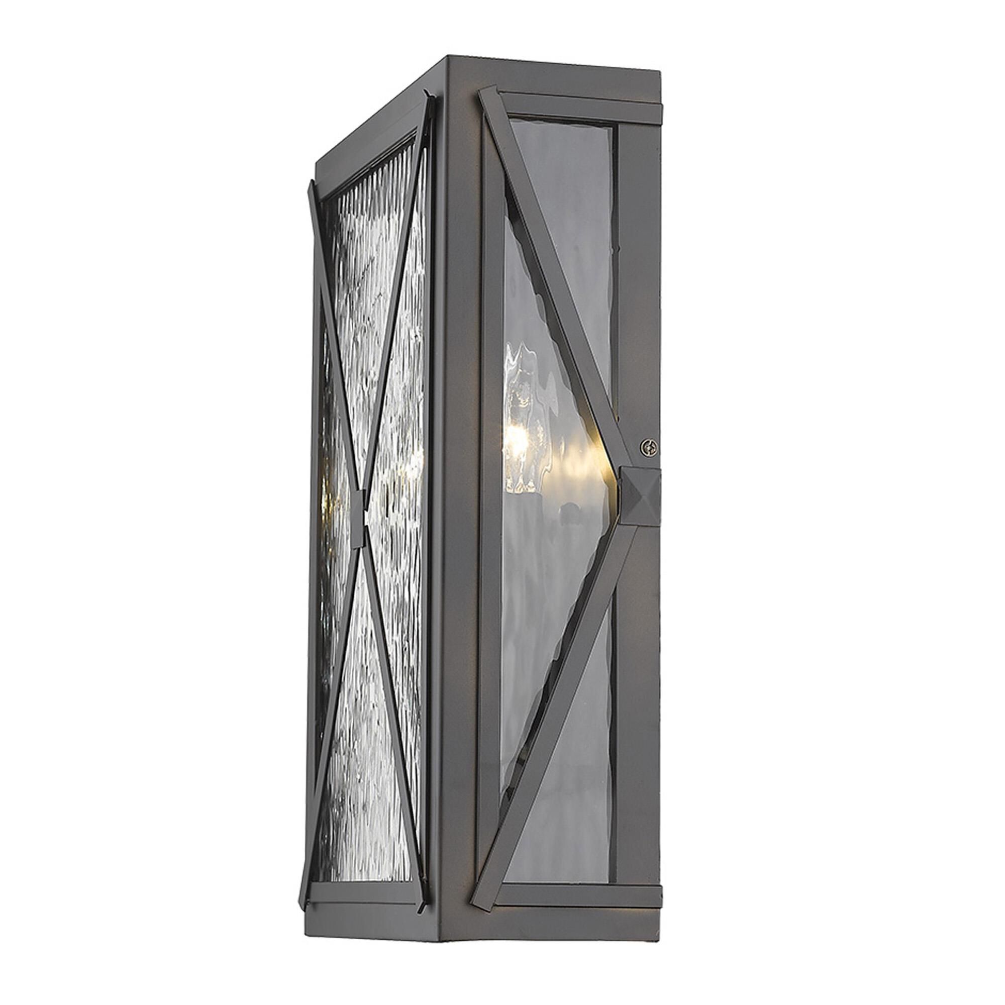 Brooklyn 15 Inch Tall 3 Light Outdoor Wall Light by Acclaim Lighting