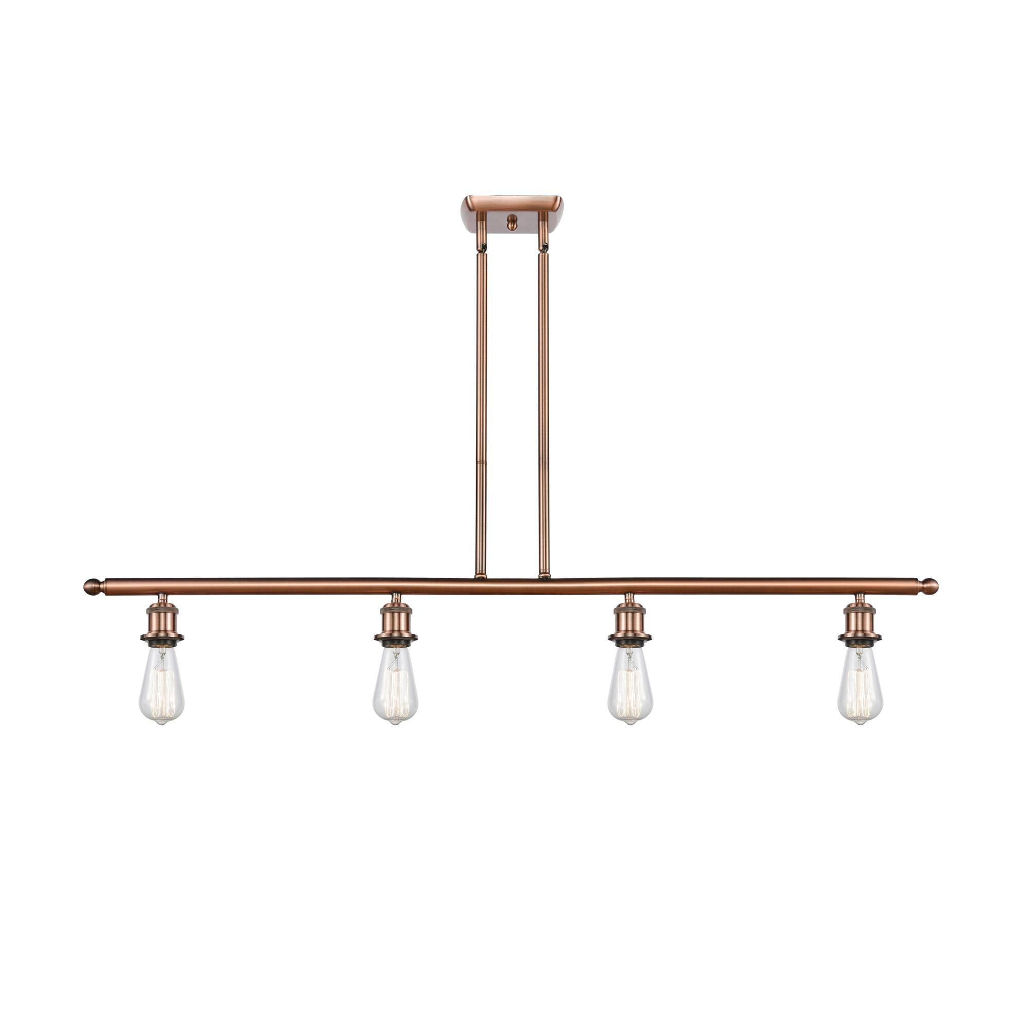 Bruno Marashlian Bare Bulb 48 Inch 4 Light Linear Suspension Light by Innovations Lighting