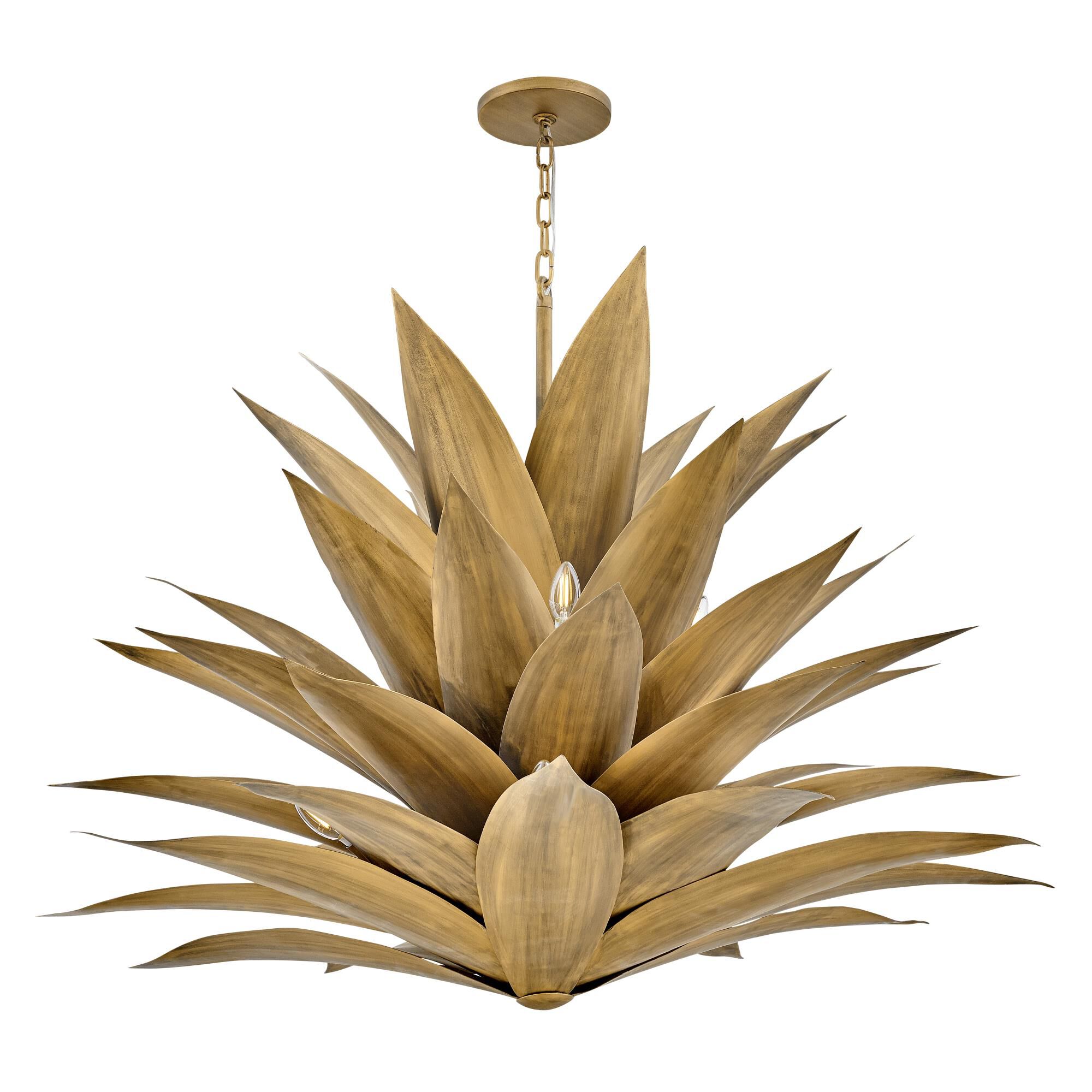 Agave 45 Inch 12 Light LED Chandelier by Fredrick Ramond