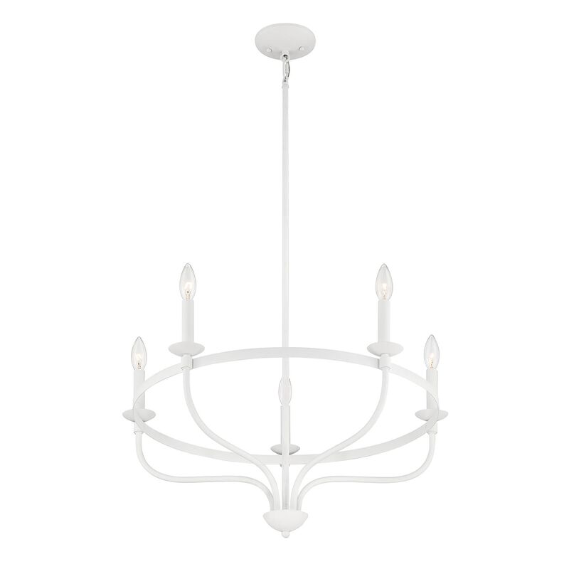 26 Inch 5 Light LED Chandelier by Meridian Lighting
