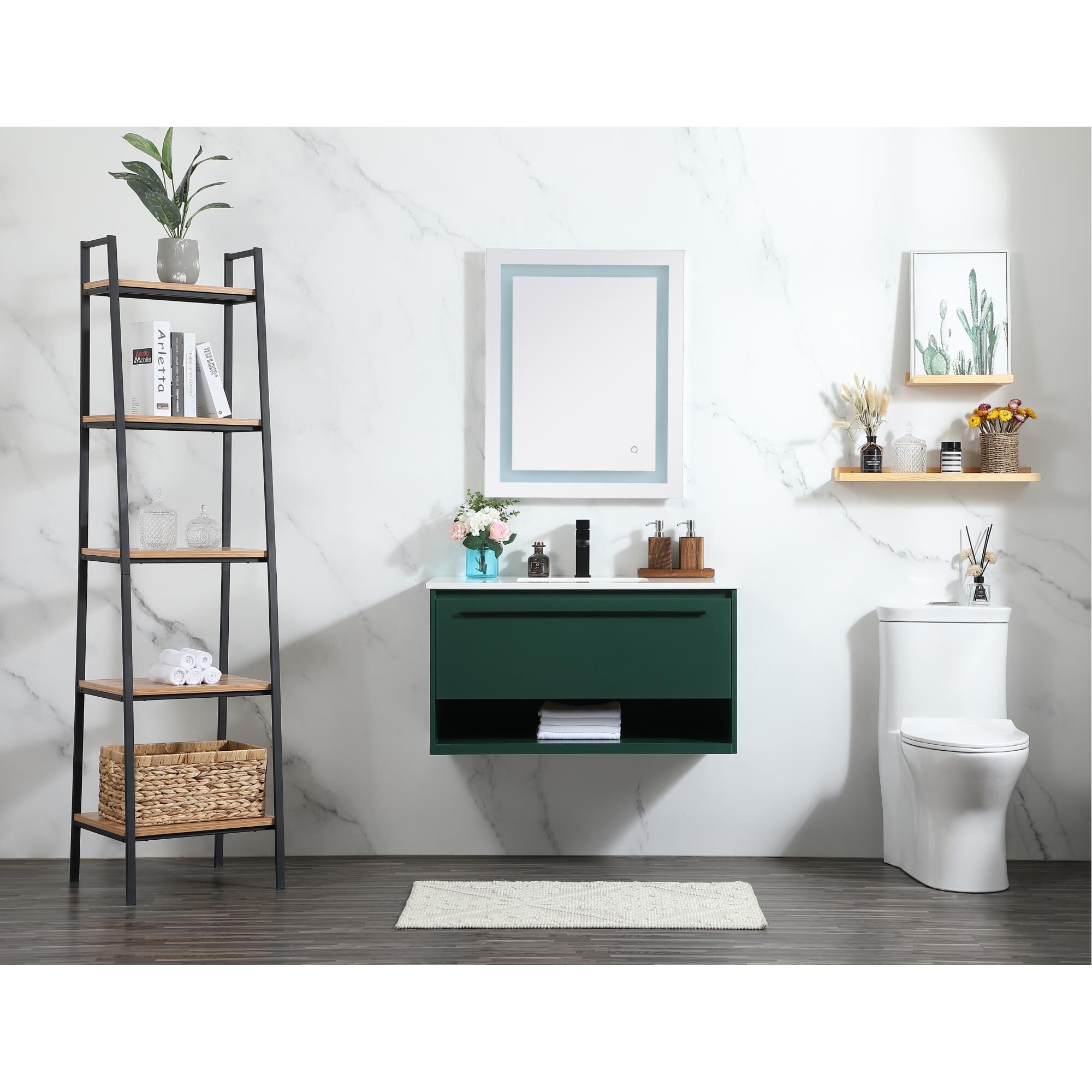 Shown in Green finish
