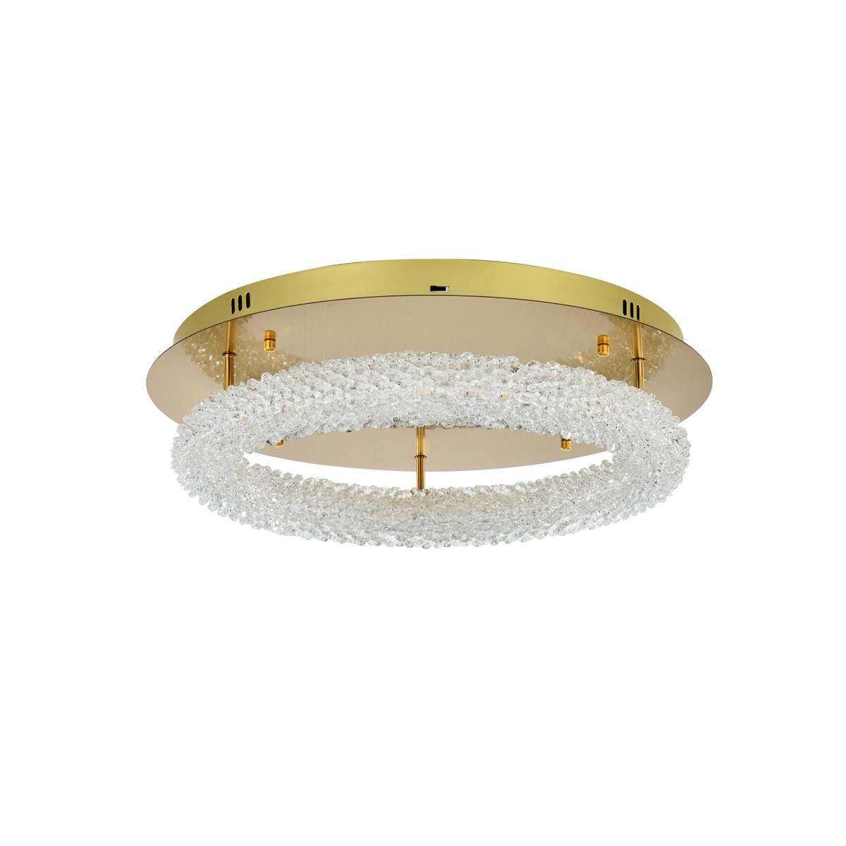 Bowen 22 Inch Semi Flush Mount by Elegant Lighting