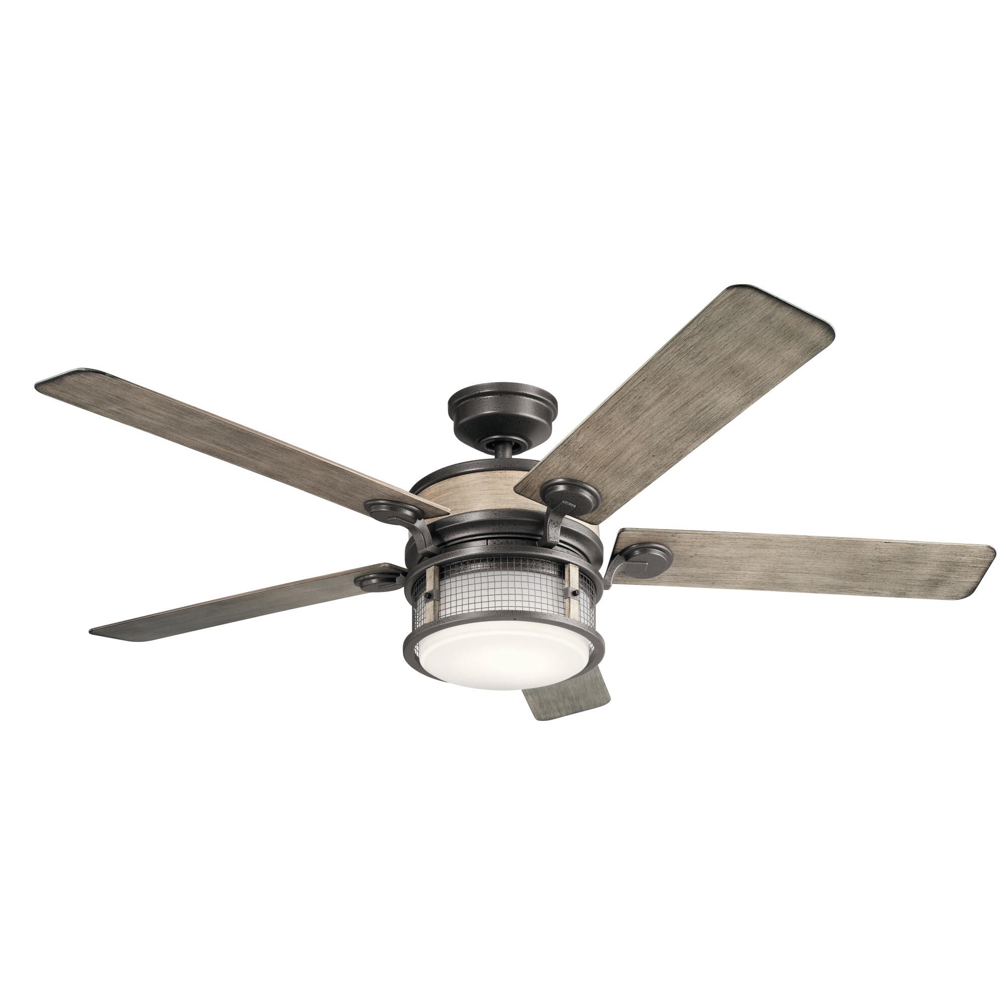 Ahrendale Outdoor Rated 60 Inch Ceiling Fan with Light Kit by Kichler Lighting