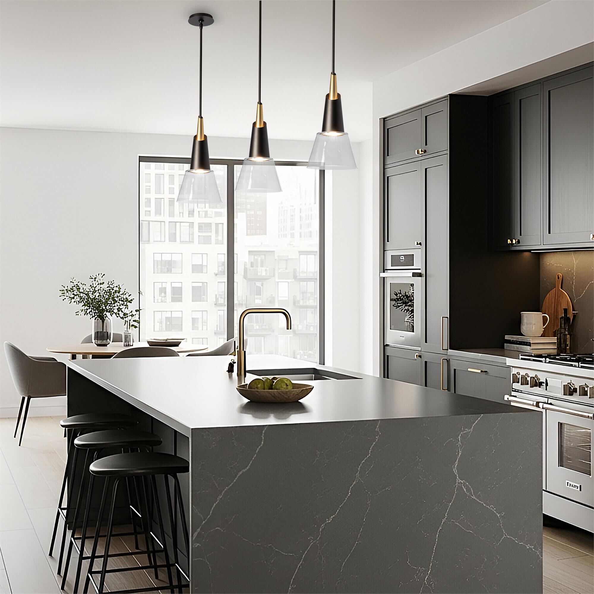 Kora 9 Inch Mini Pendant by Hubbardton Forge