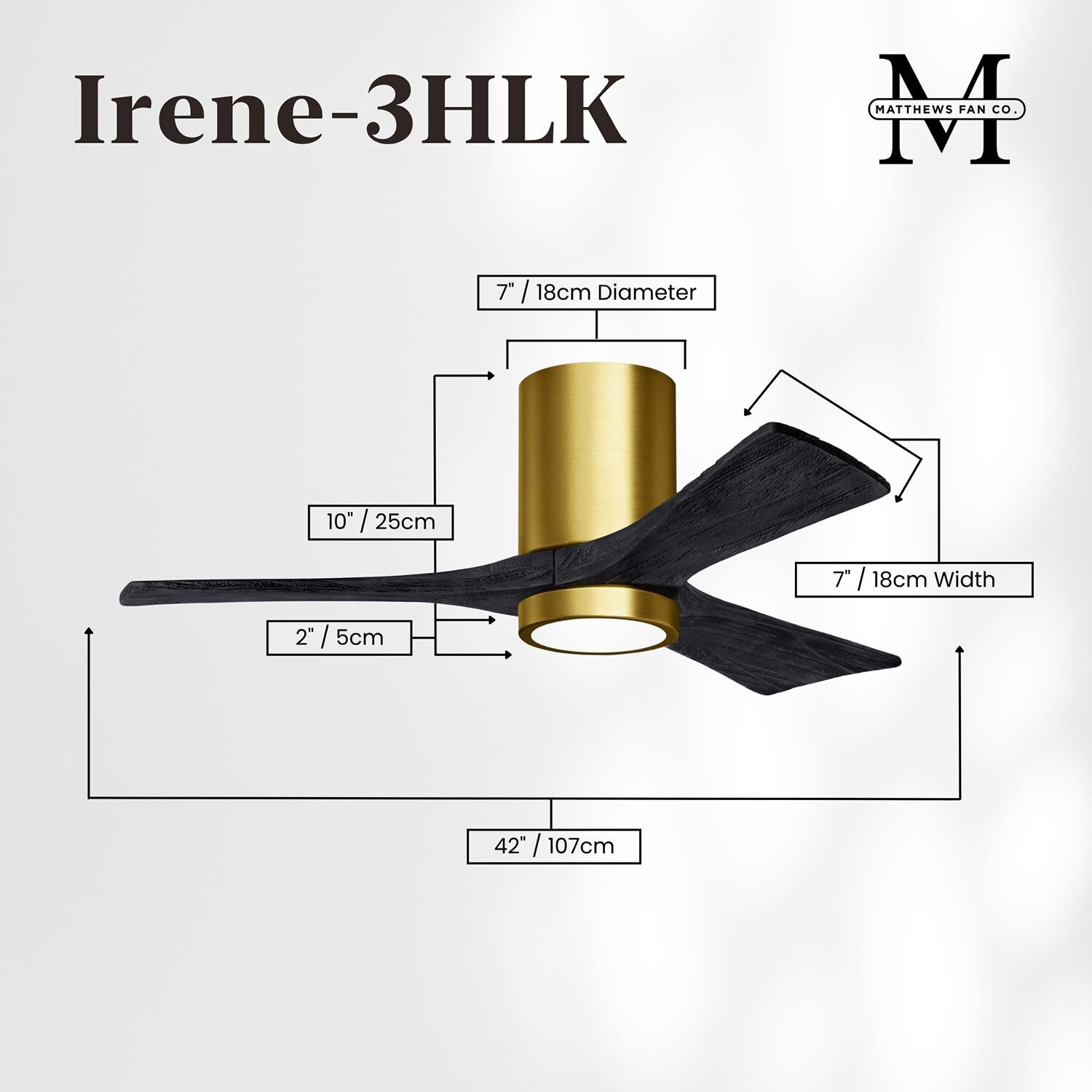 Shown in Brushed Brass finish