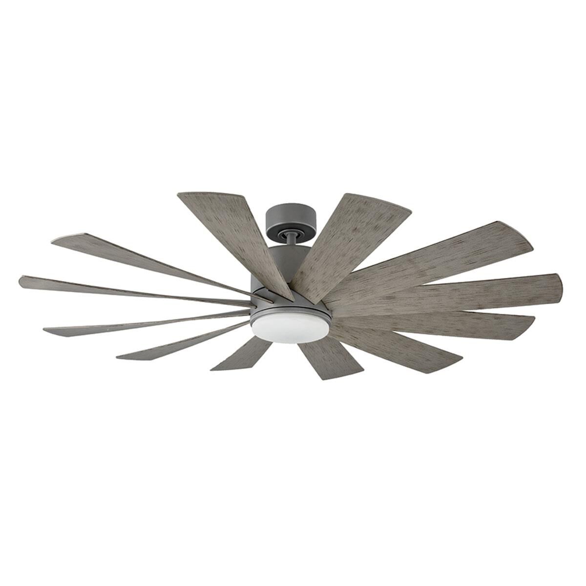 Windflower Outdoor Rated 60 Inch Ceiling Fan with Light Kit by Modern Forms