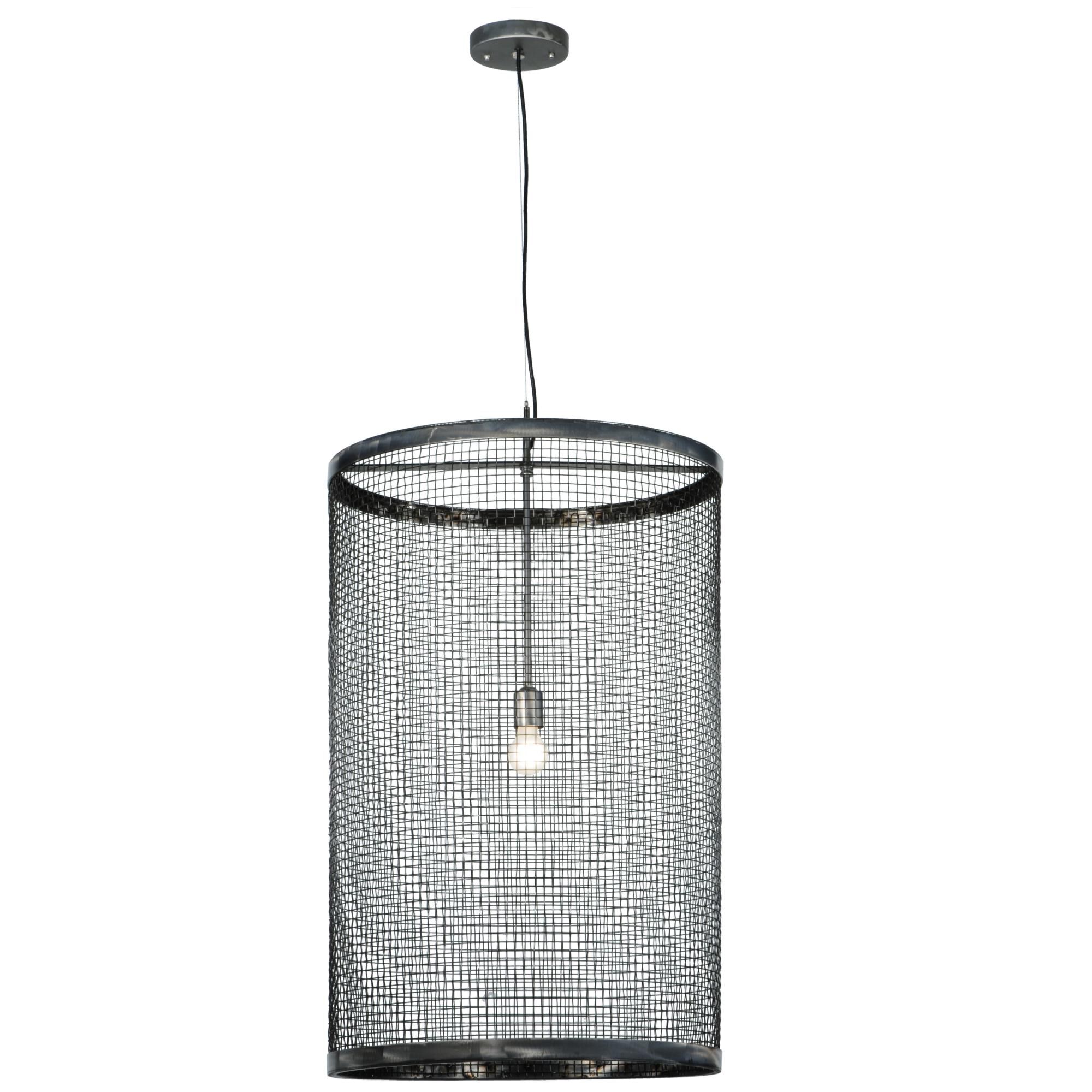 Cilindro Cage 24 Inch Large Pendant by Meyda Lighting