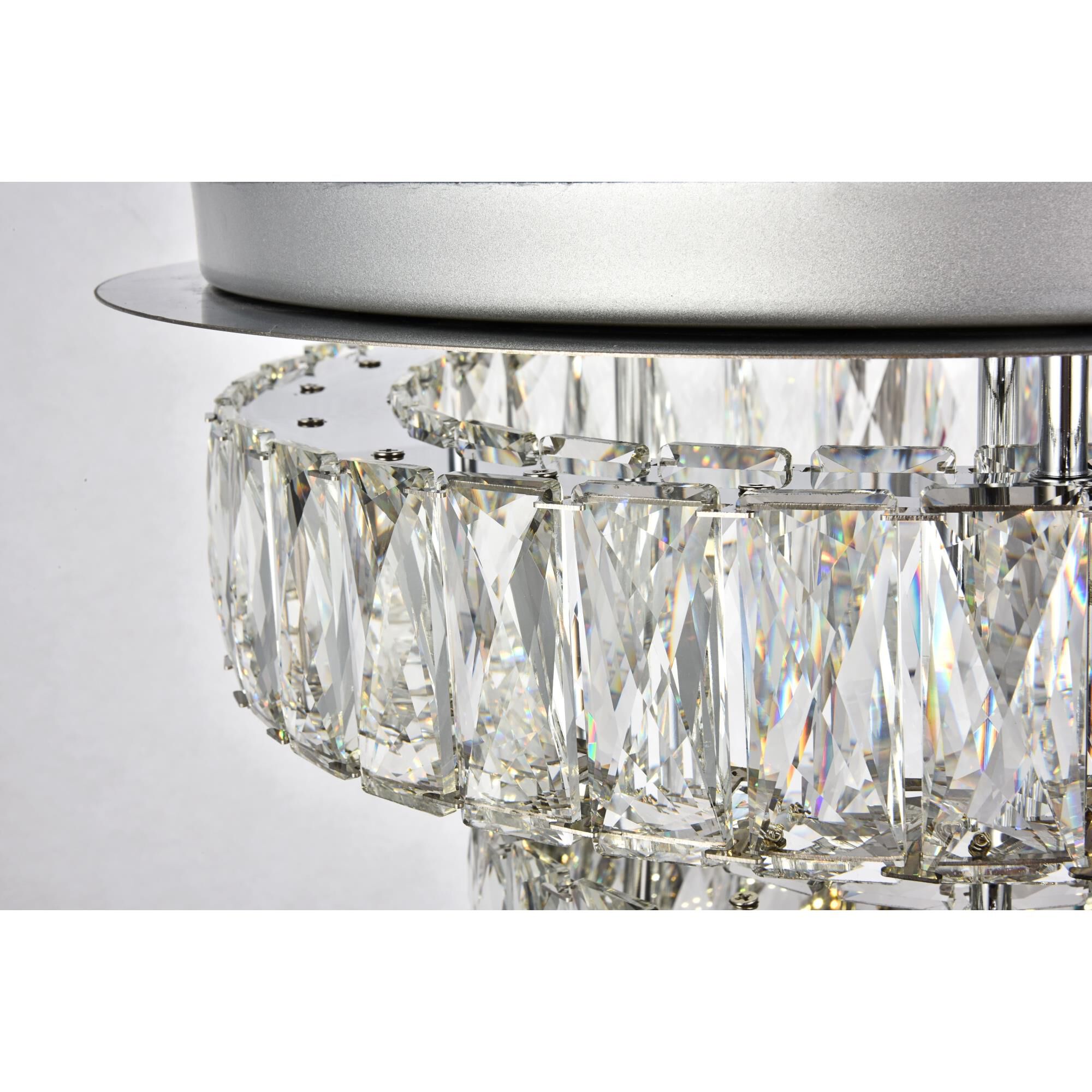 Monroe Semi Flush Mount by Elegant Lighting