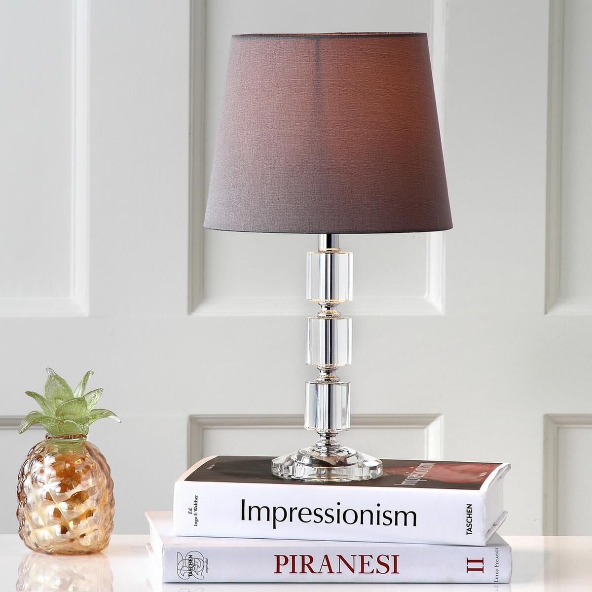 Erin Crystal Cube 16 Inch Accent Lamp by Safavieh