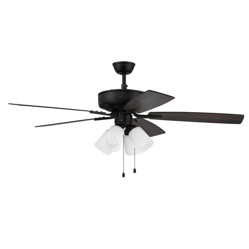 Pro Plus 52 Inch Ceiling Fan with Light Kit by Craftmade