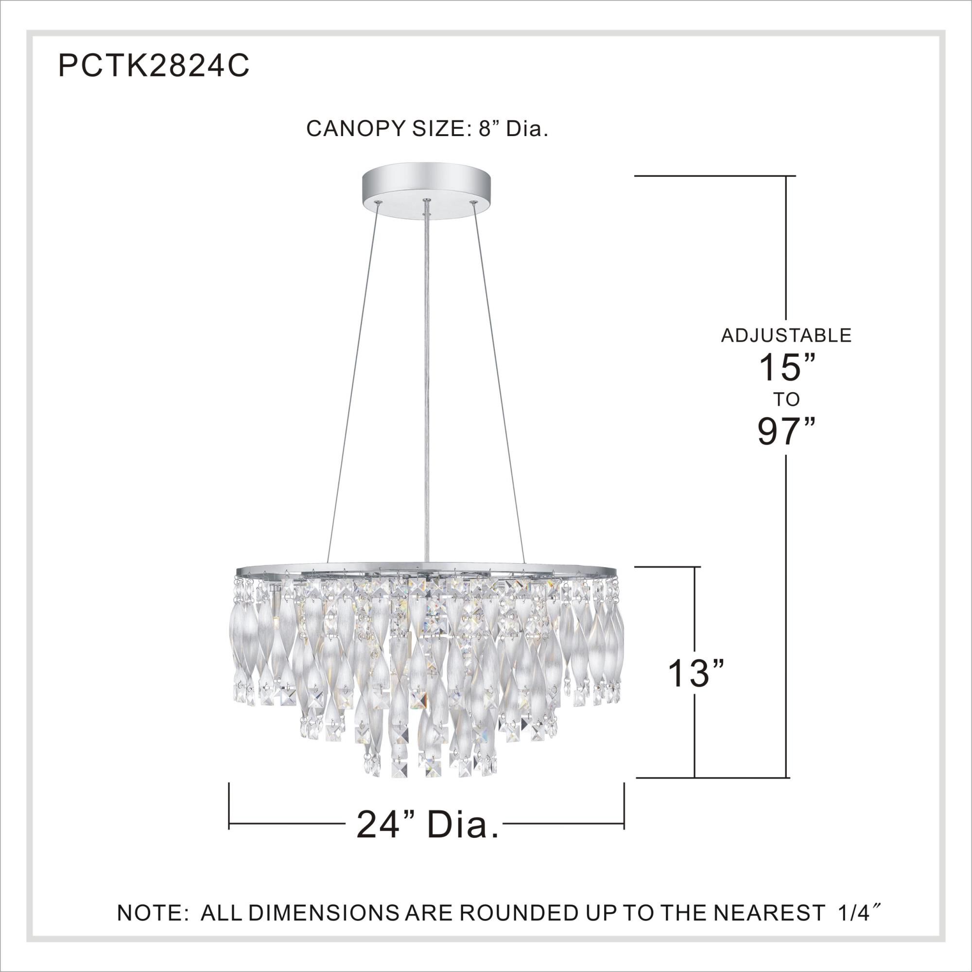 24 Inch Large Pendant by Quoizel