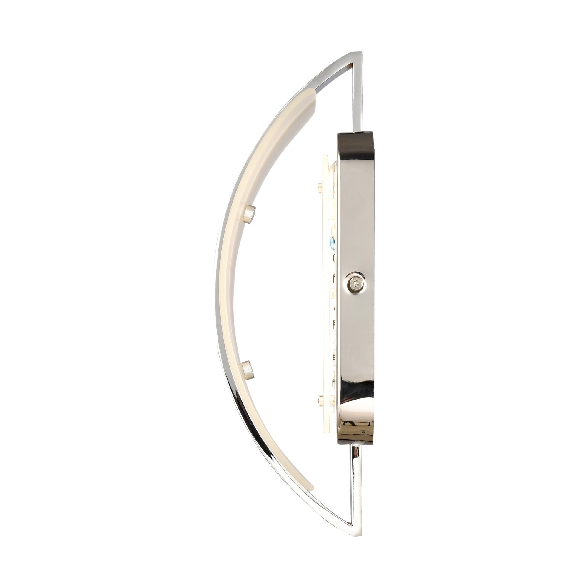 Shown in Chrome finish and Opal Etched glass