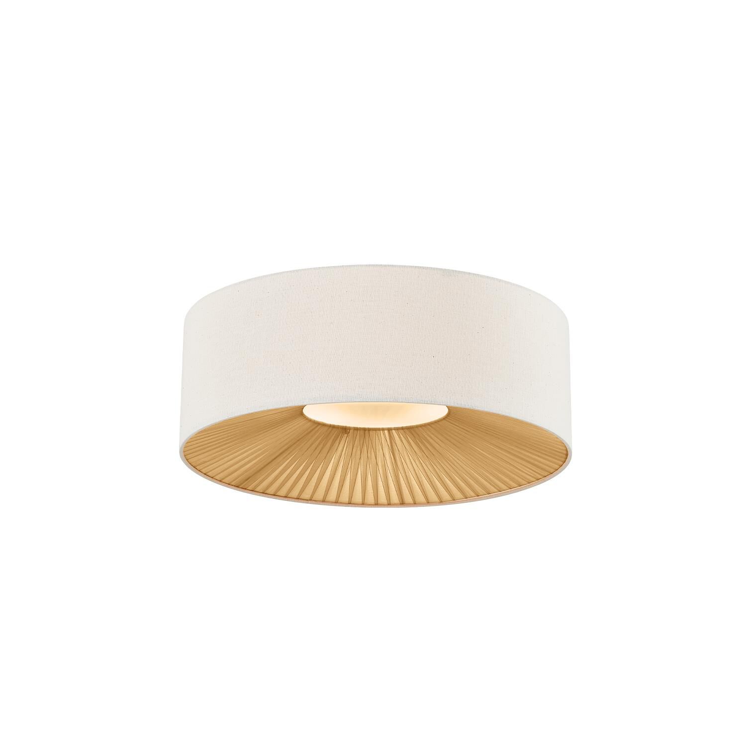 Textile - Warren 18 Inch Flush Mount by Justice Design Group