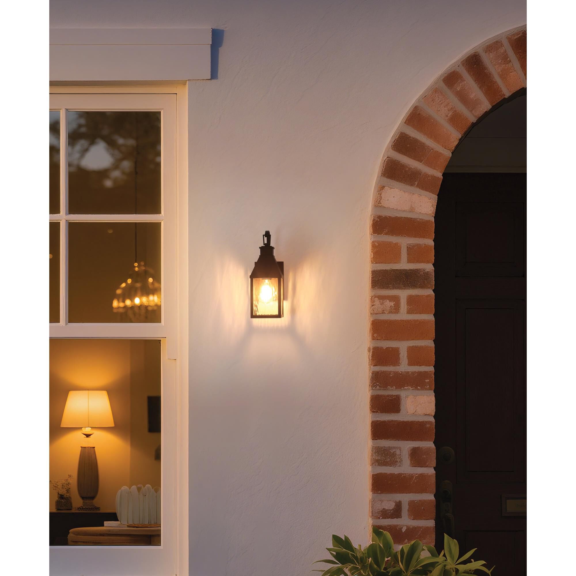 Shown in Dark Bronze finish and Clear Water glass