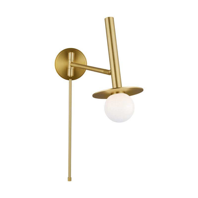 Kelly Wearstler Nodes 19 Inch Wall Swing Lamp by Visual Comfort Studio