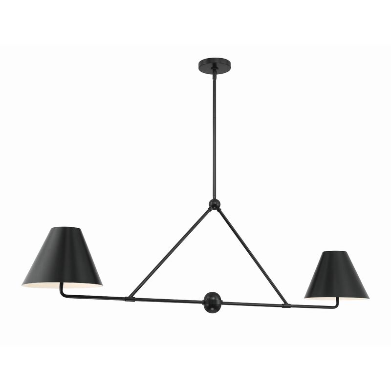 Xavier 54 Inch Linear Chandelier by Crystorama