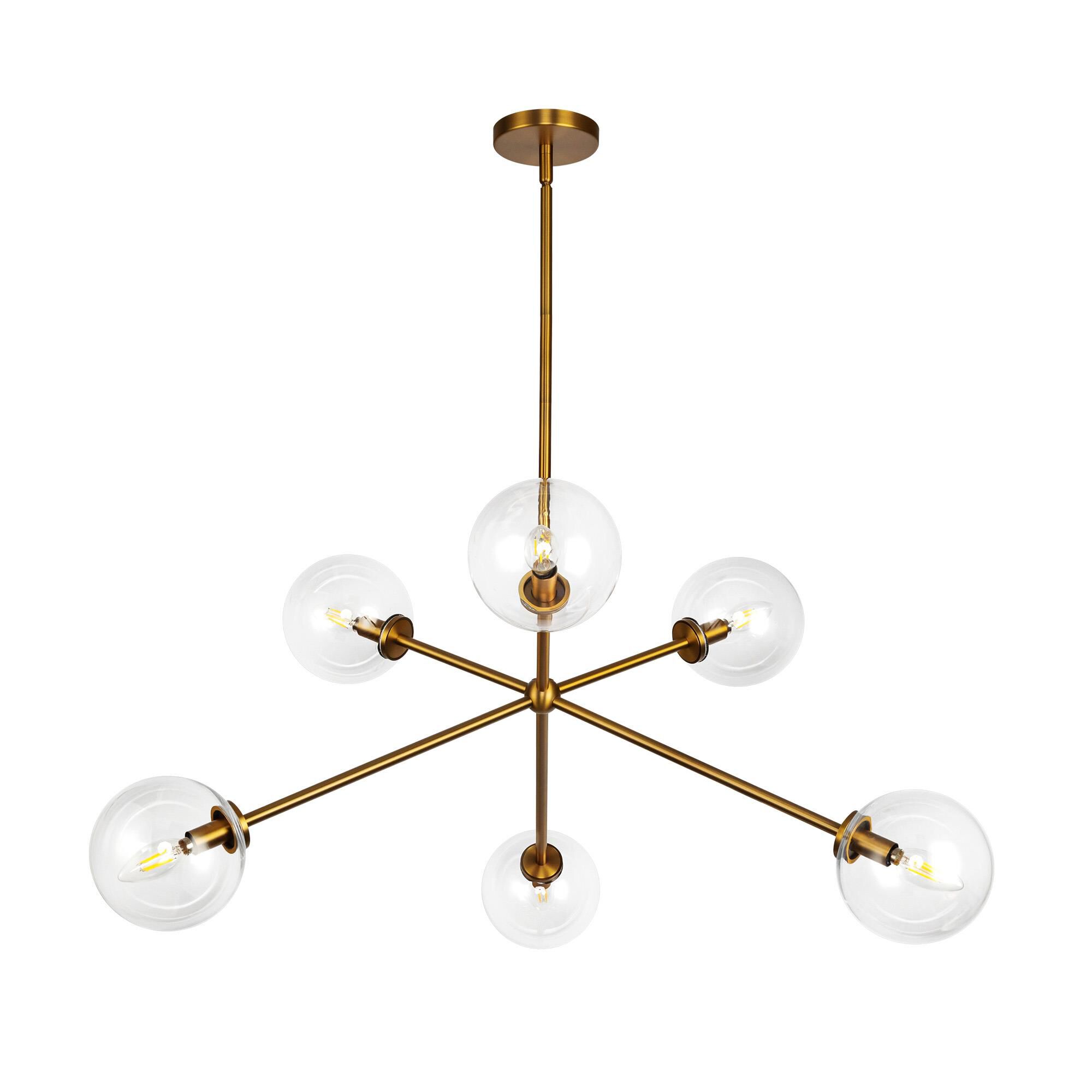 Cassia 40 Inch Chandelier by Alora Mood