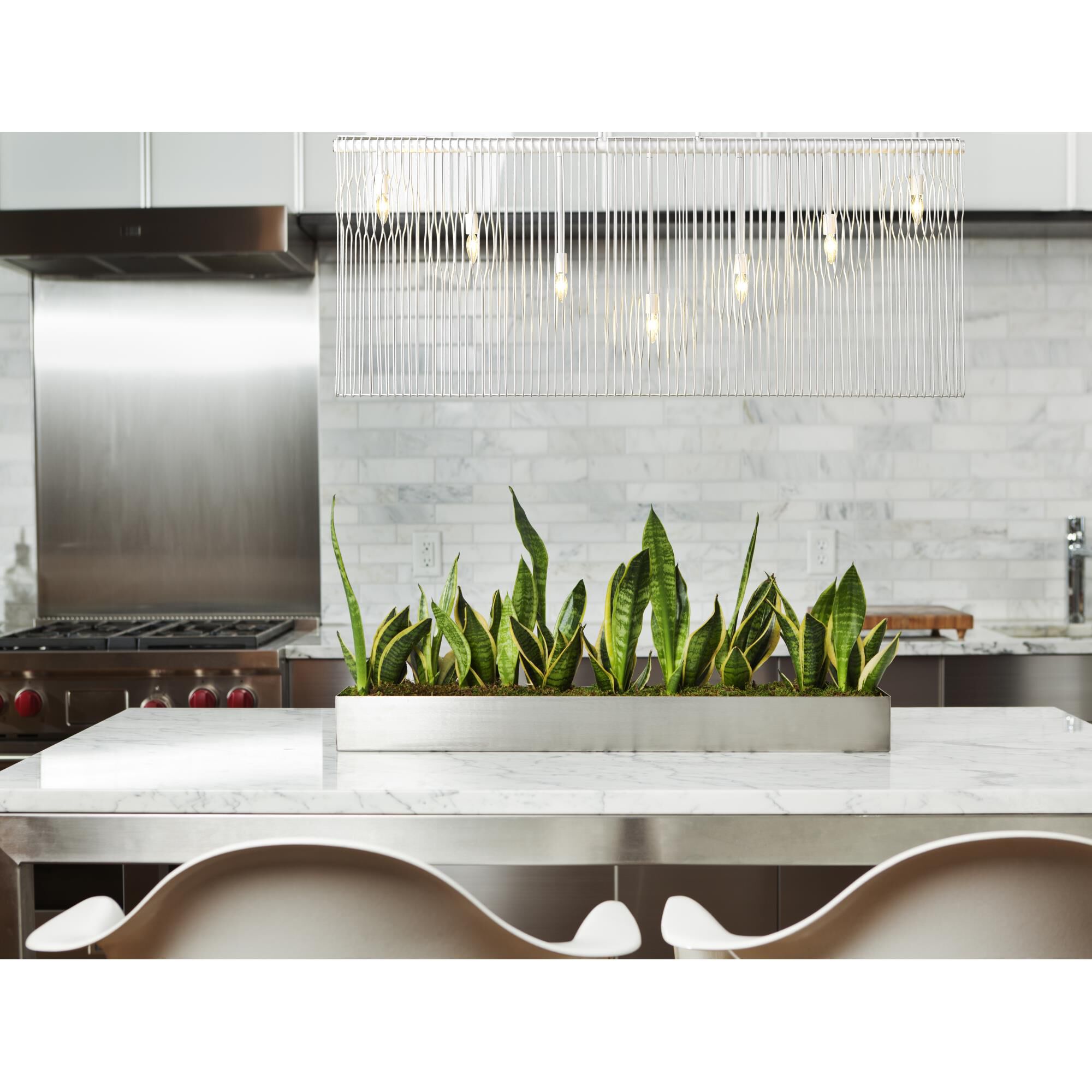 Contour 62 Inch 7 Light Linear Suspension Light by Z-Lite