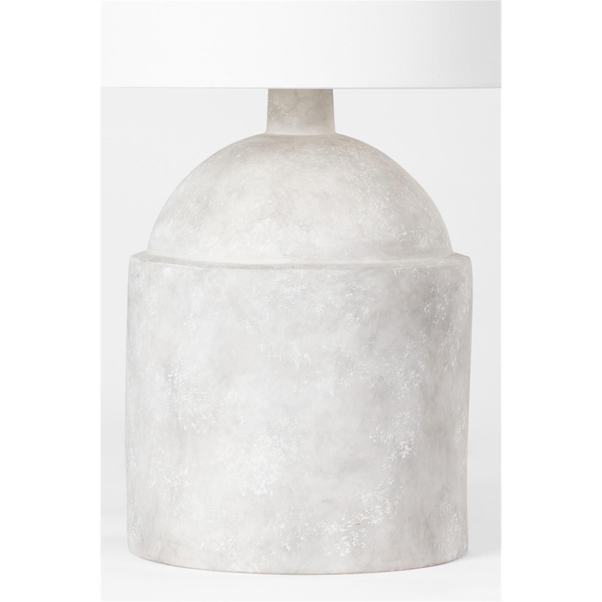 Shown in Ceramic Weathered Grey finish and Off White shade