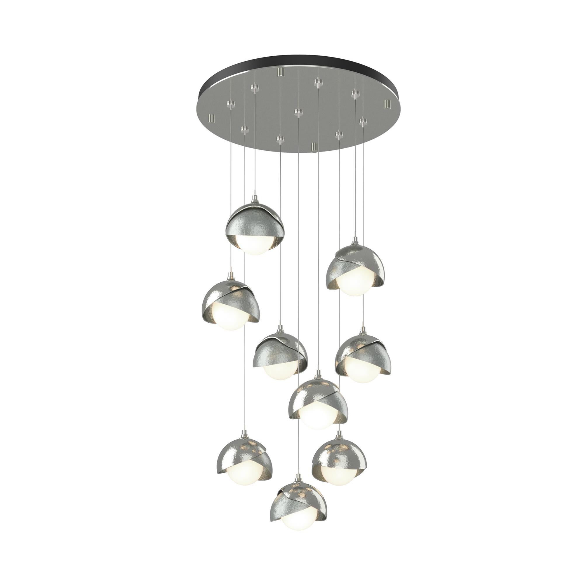 Shown in Sterling finish and Opal (Gg) glass and Vintage Platinum (82) accent