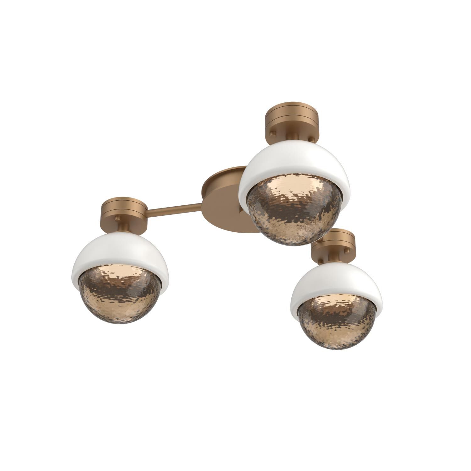 Levi Wilson Cabochon 23 Inch Flush Mount by Hammerton Studio