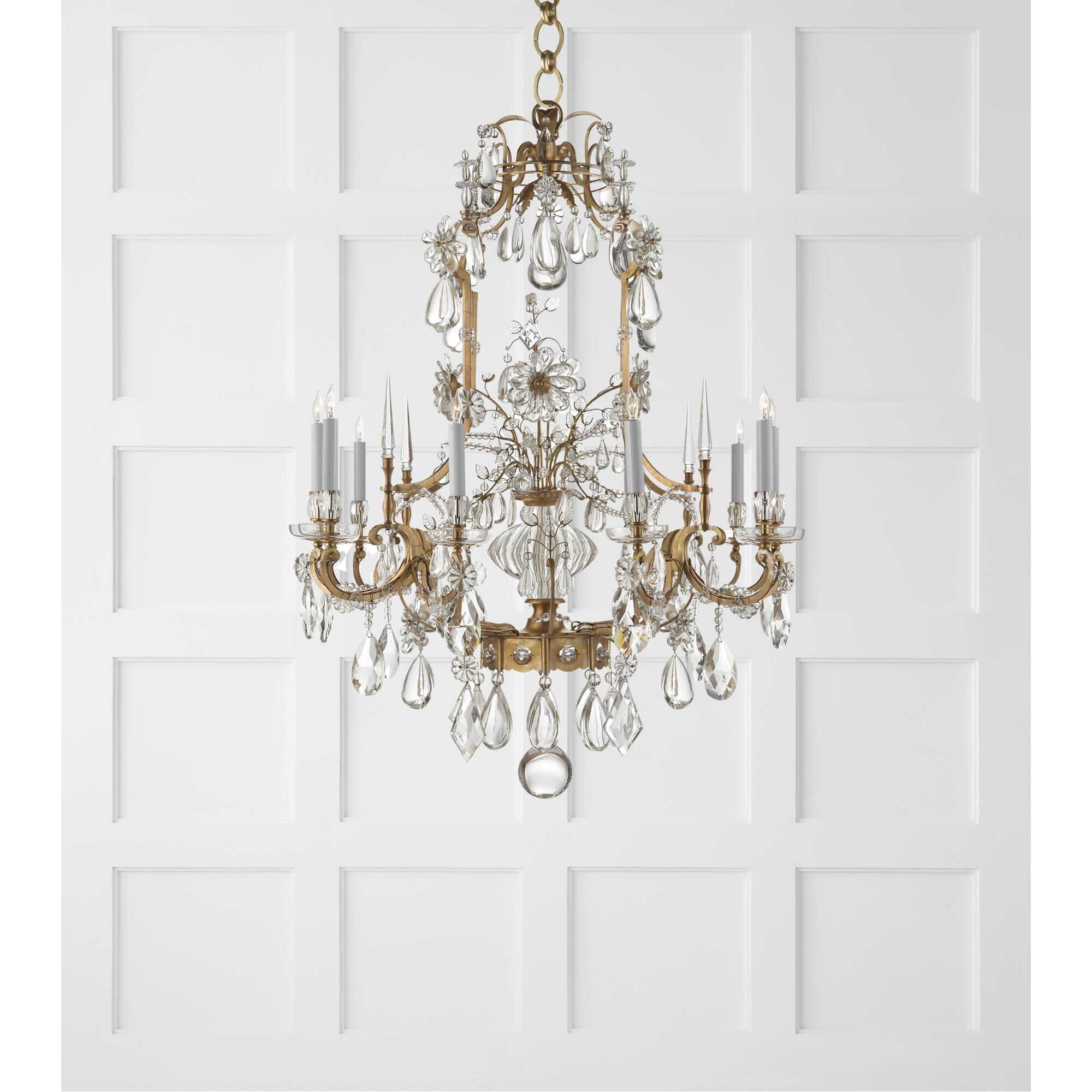 AERIN Vestry 41 Inch 12 Light Chandelier by Visual Comfort Signature Collection