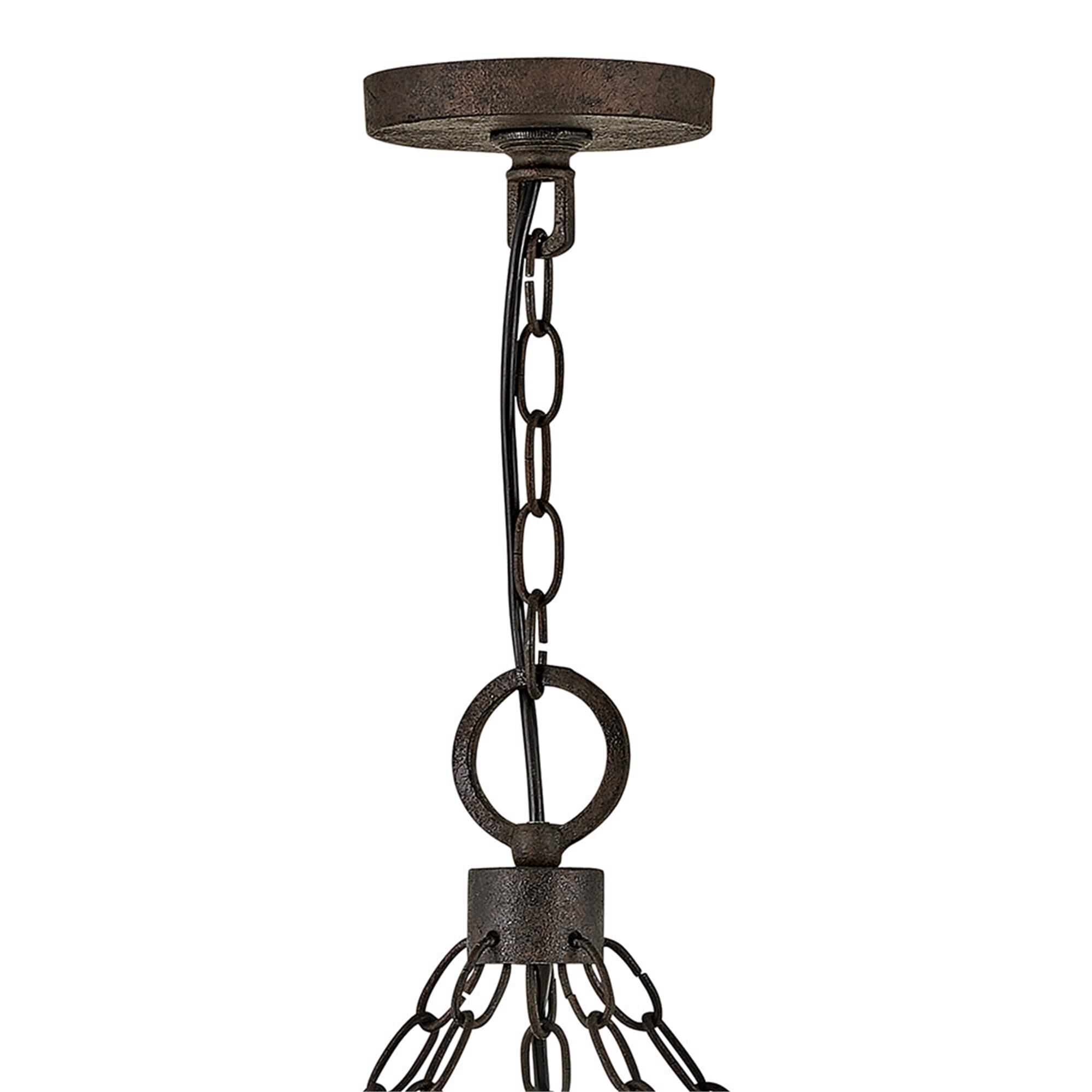 Shown in Sequoia finish and Clear Seedy glass and Iron Rust accent