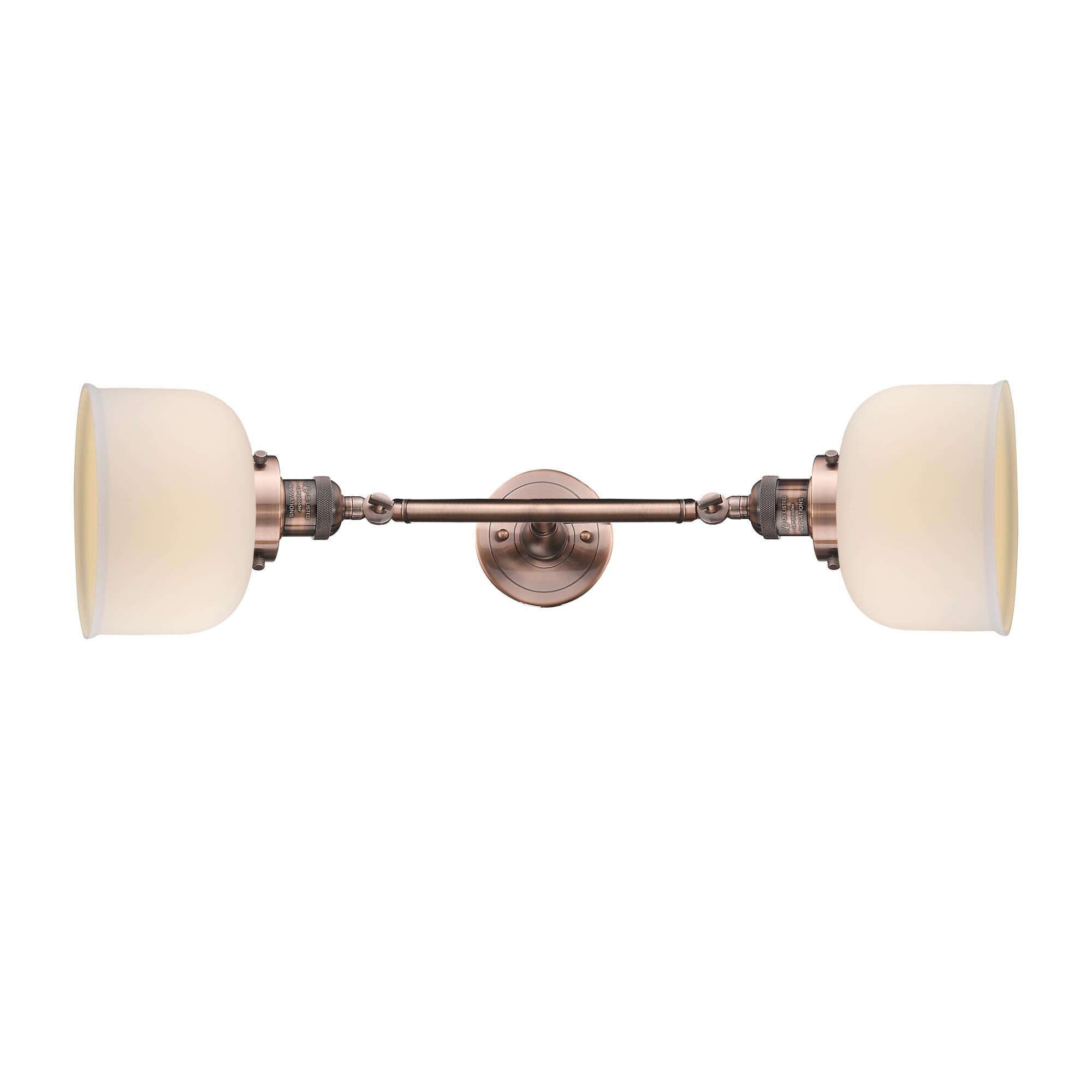 Bruno Marashlian Large Bell 23 Inch 2 Light Bath Vanity Light by Innovations Lighting
