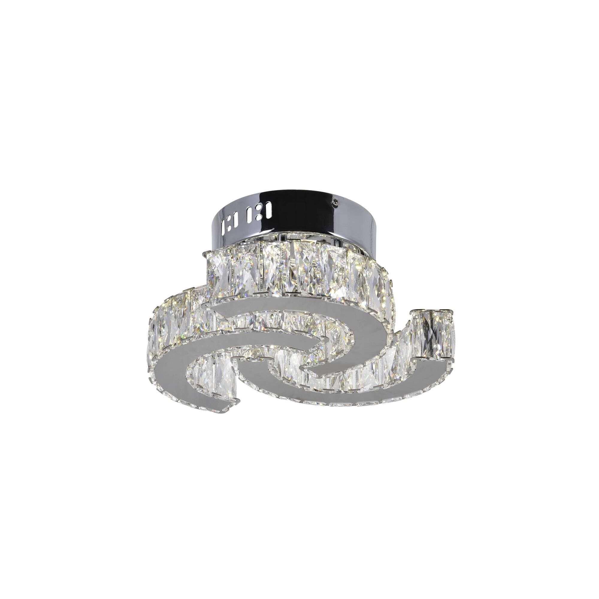 Vienna 11 Inch 1 Light LED Flush Mount by CWI Lighting