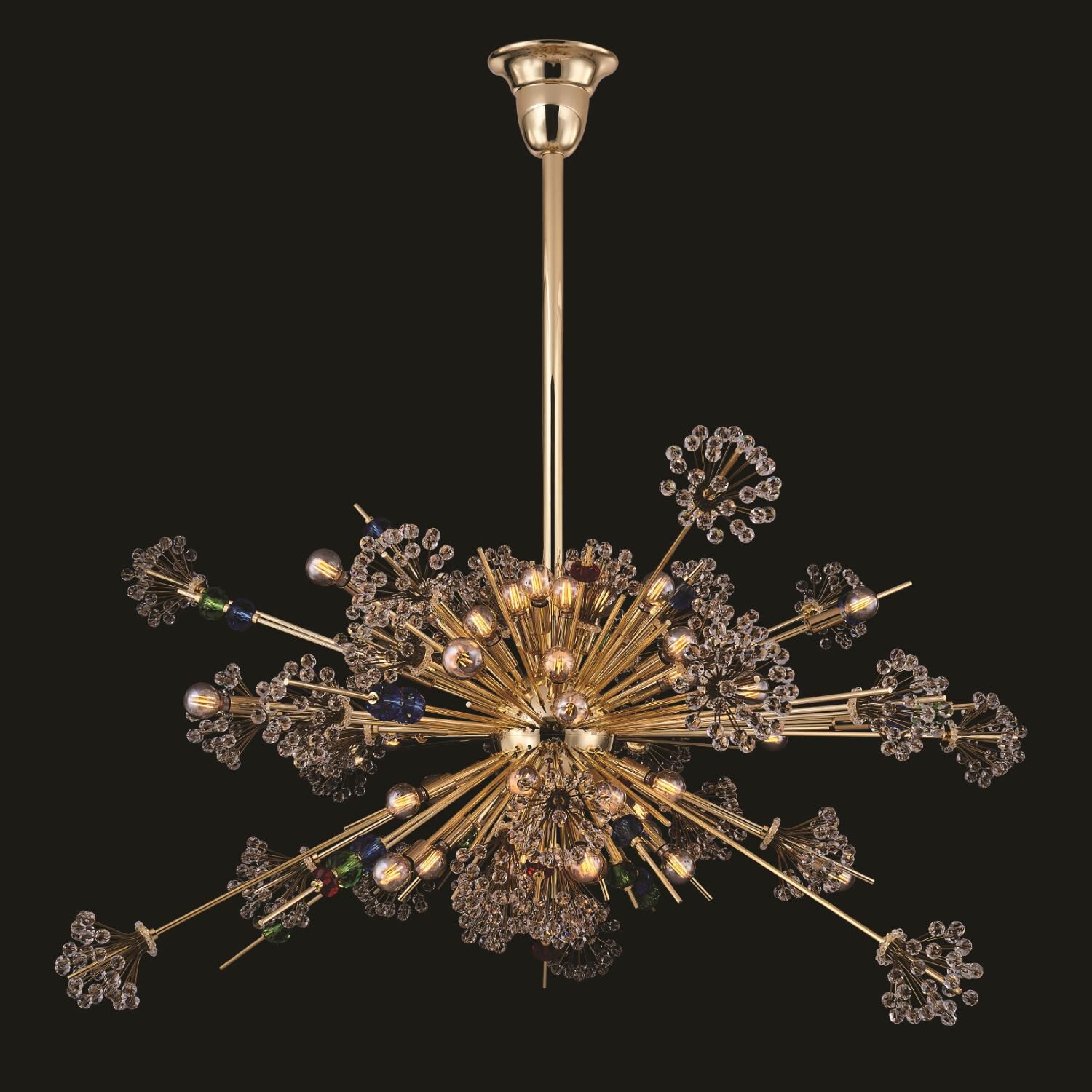 Shown in 18k Gold finish and Constellation Colorata crystal