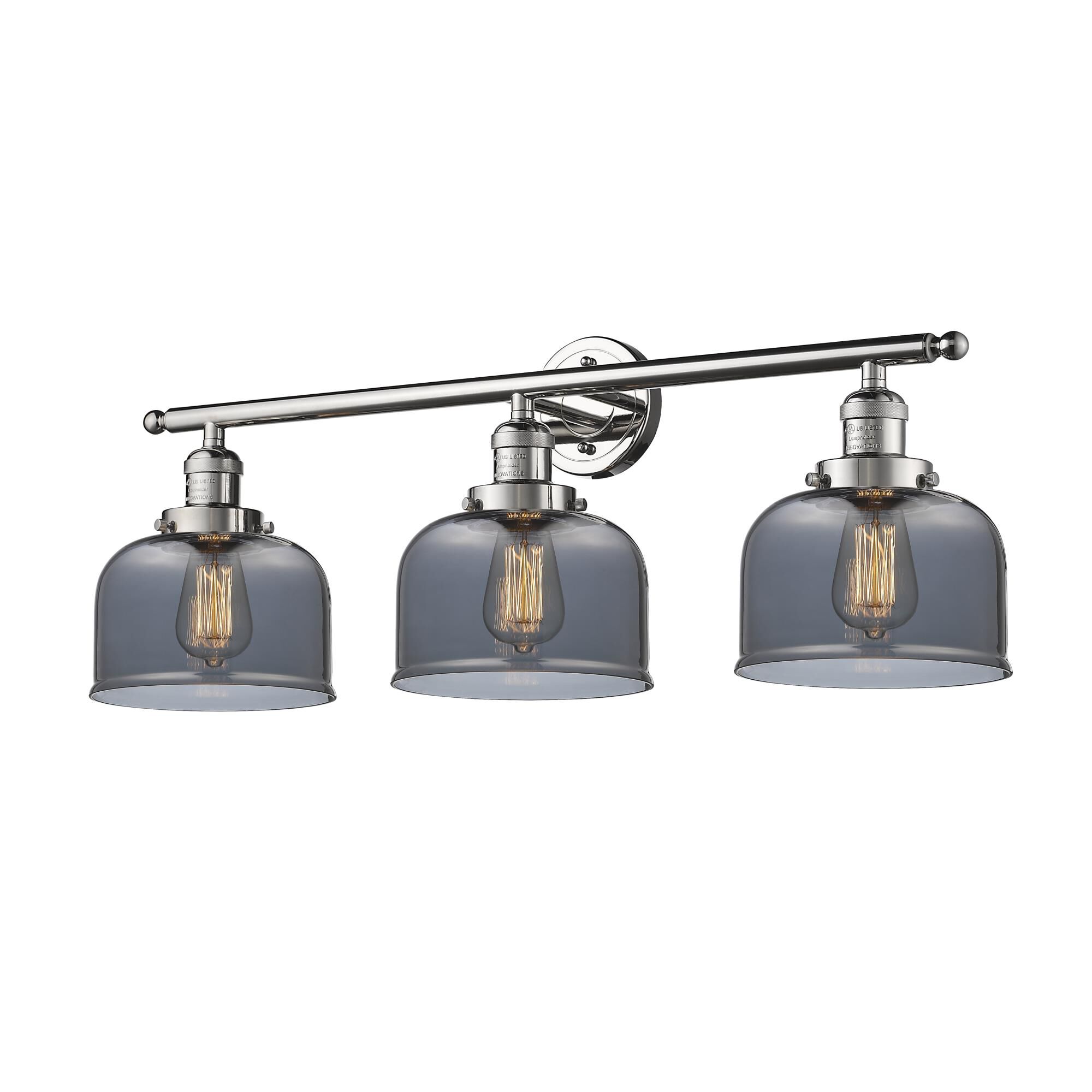 Bruno Marashlian Large Bell 32 Inch 3 Light Bath Vanity Light by Innovations Lighting