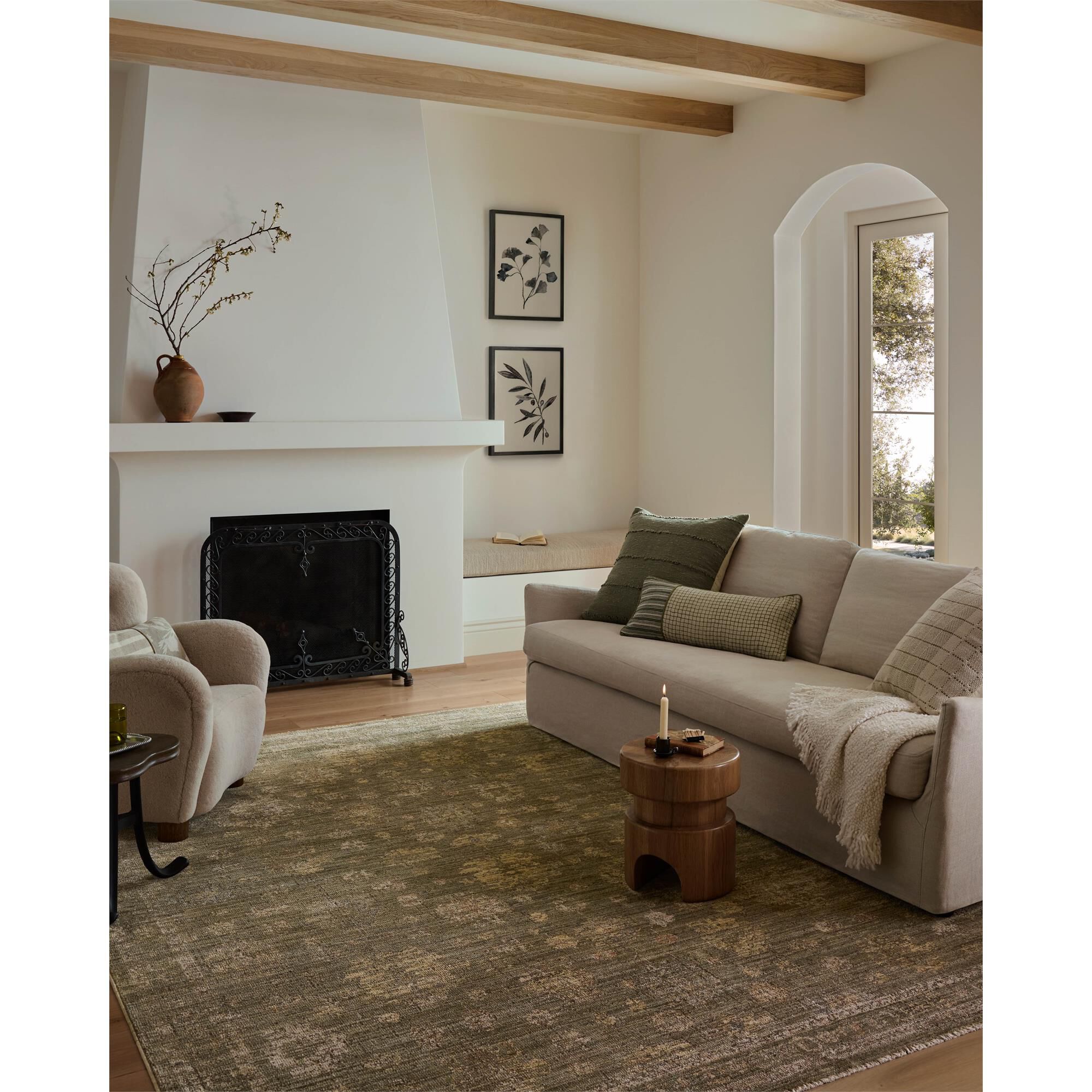 Priscilla Power Woven Area Rug,