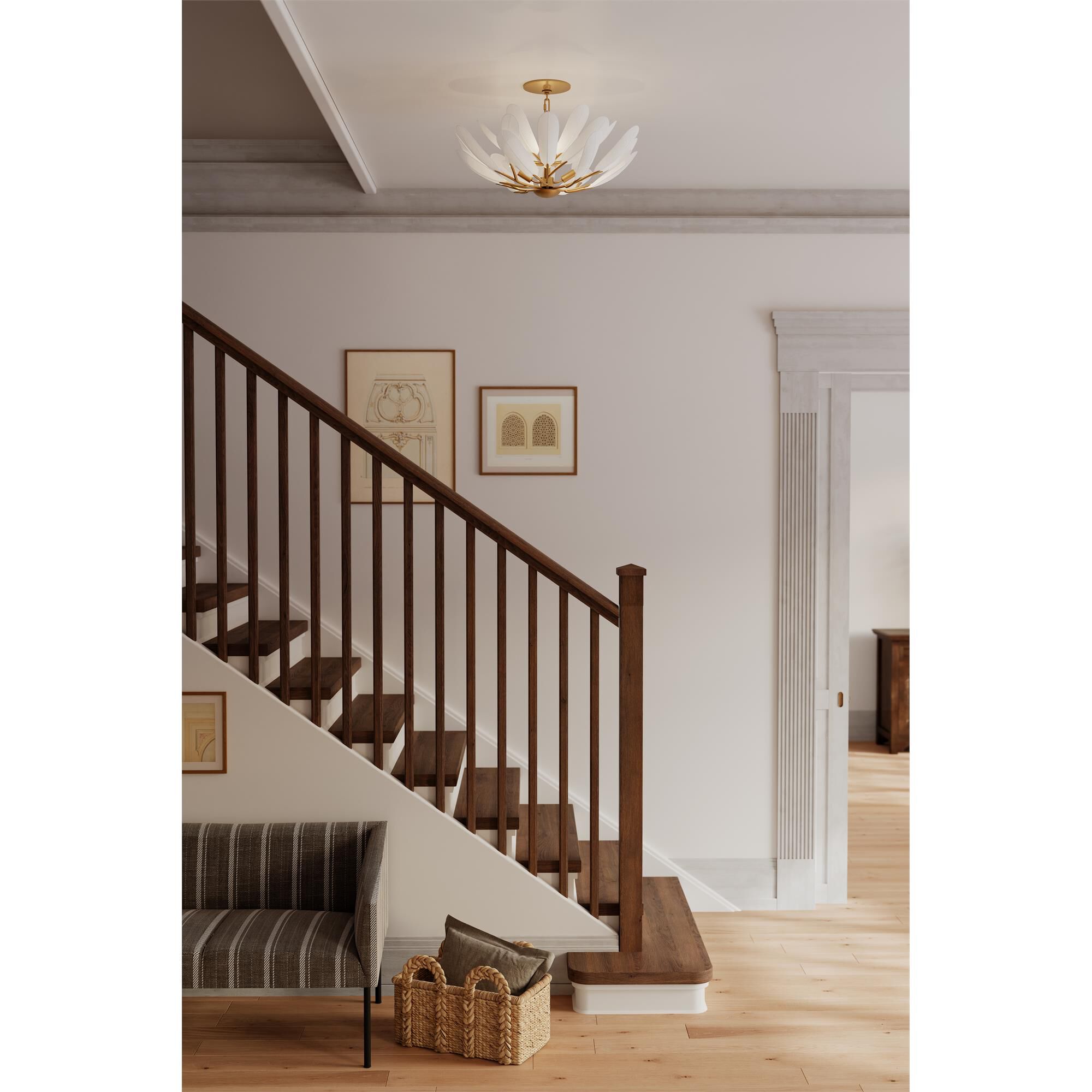 Shown in Painted Legacy Brass finish