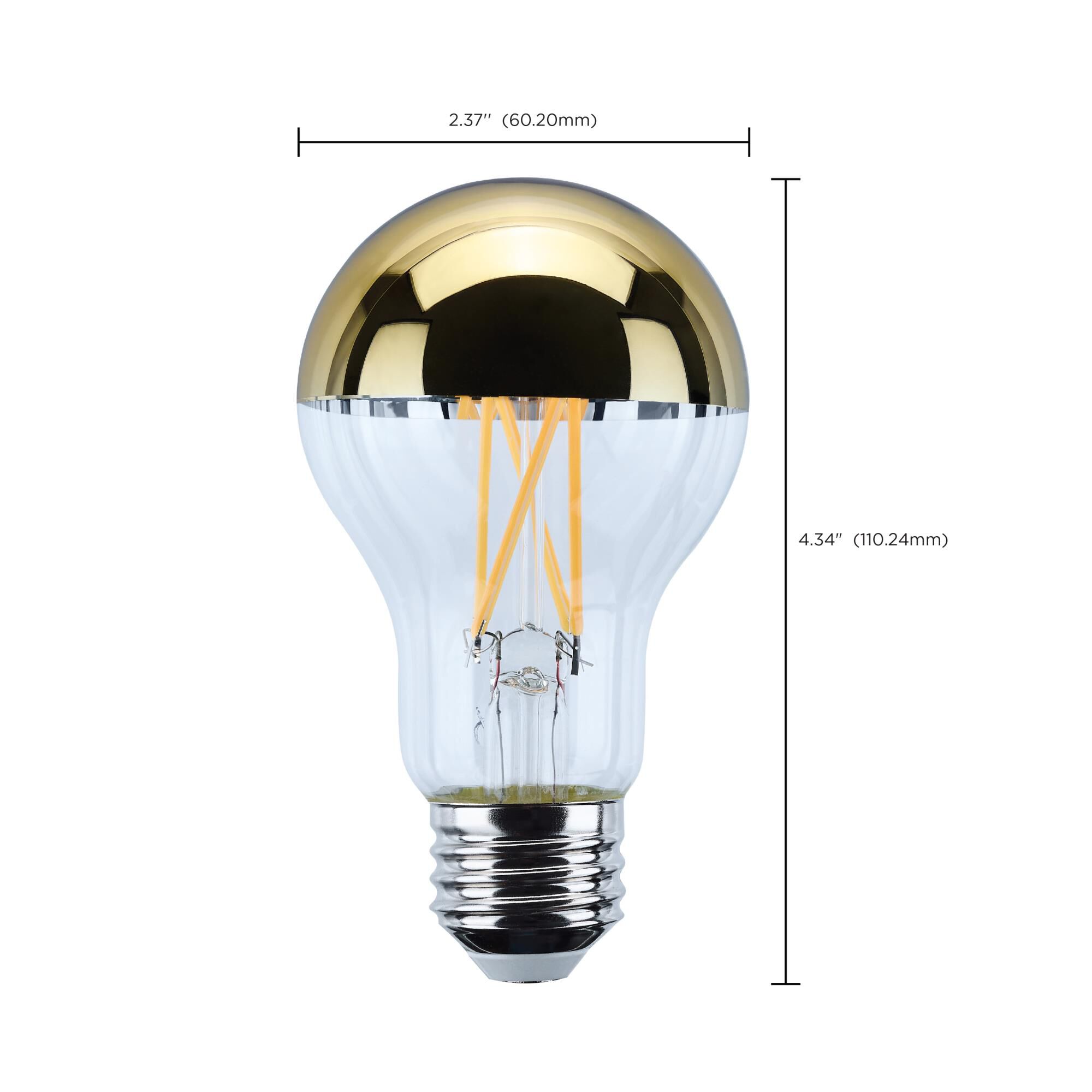 Dimmable 8 Watt 2700K A19 LED Light Bulb by Satco