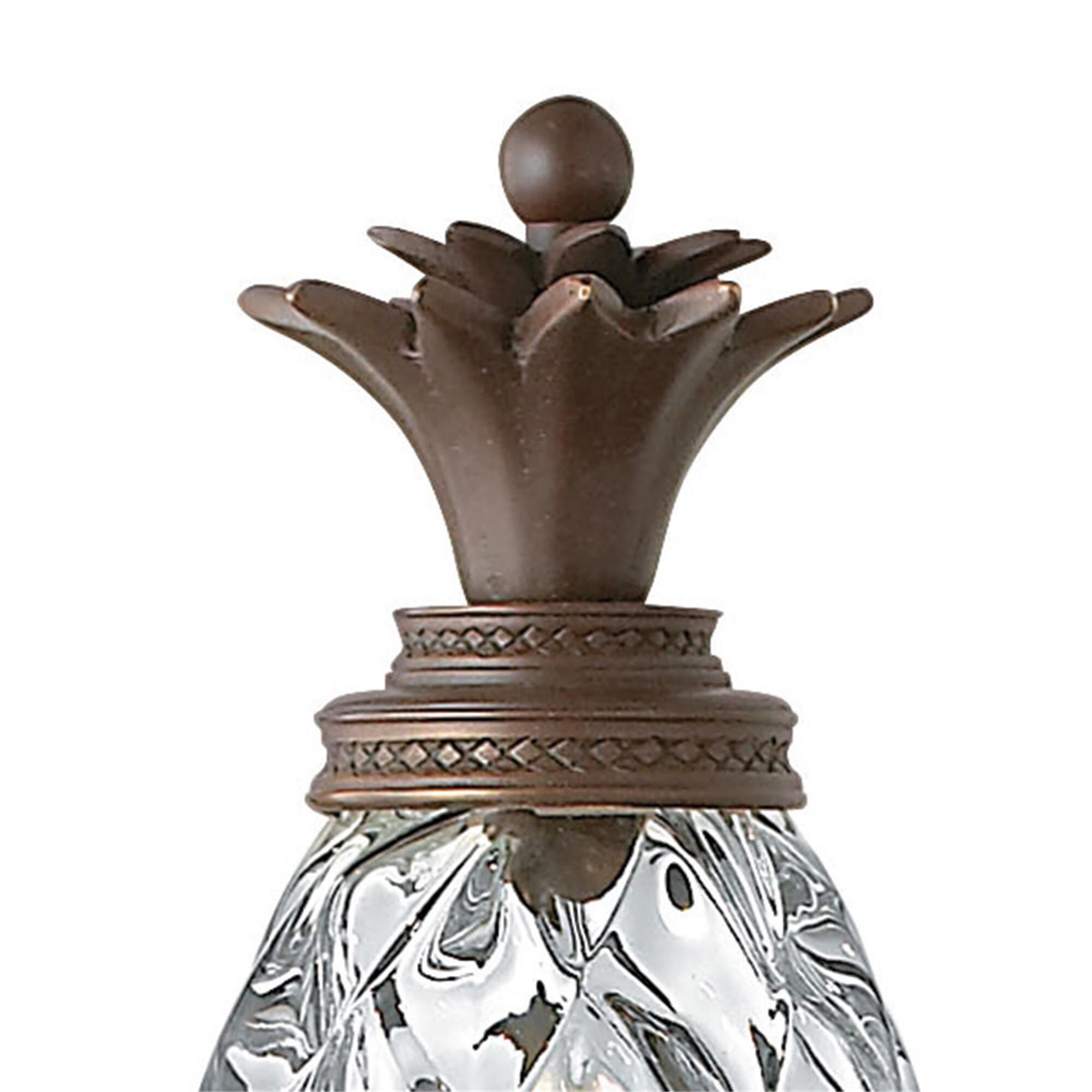 Shown in Copper Bronze finish and Clear Optic glass
