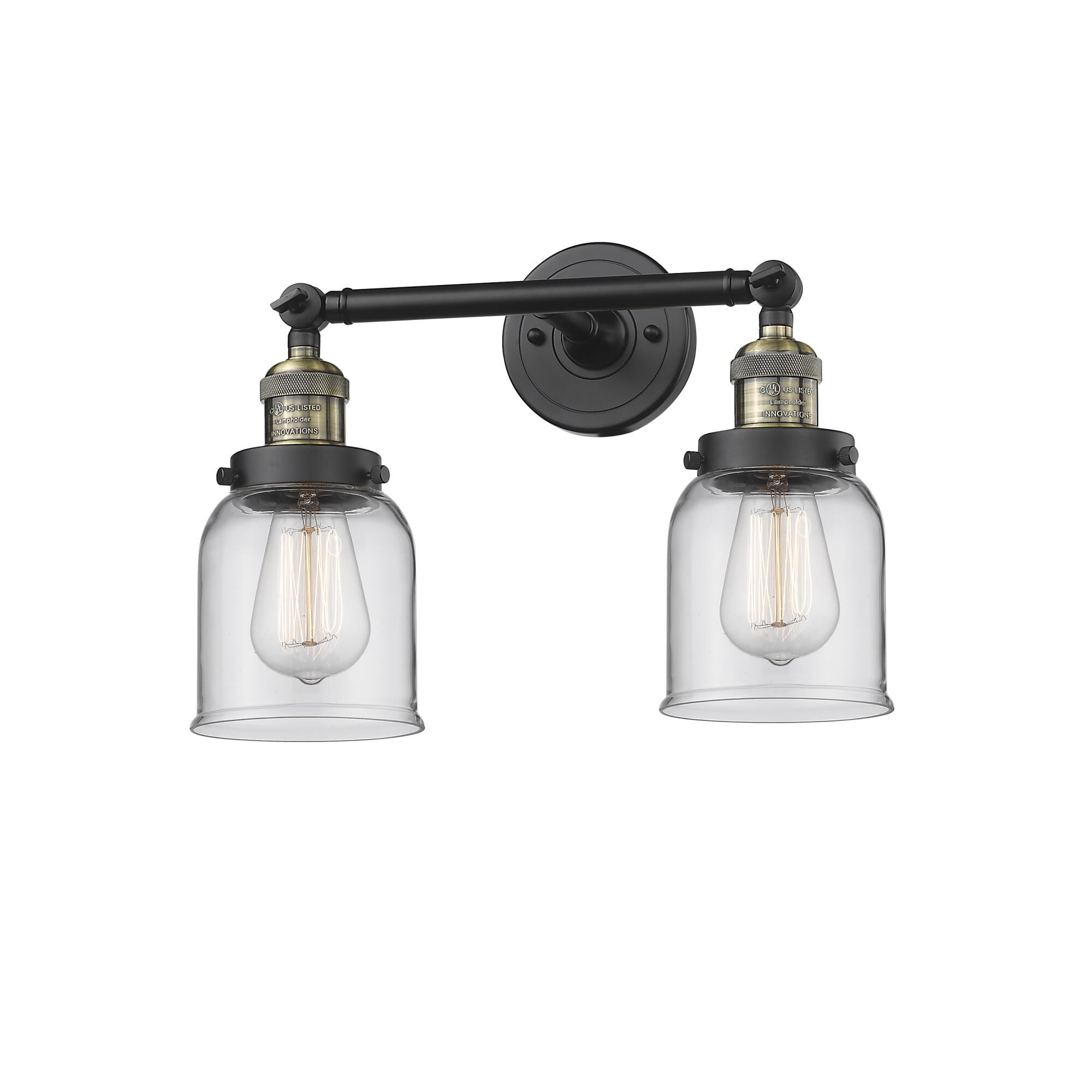 Bruno Marashlian Bare Bulb 11 Inch 2 Light Bath Vanity Light by Innovations Lighting