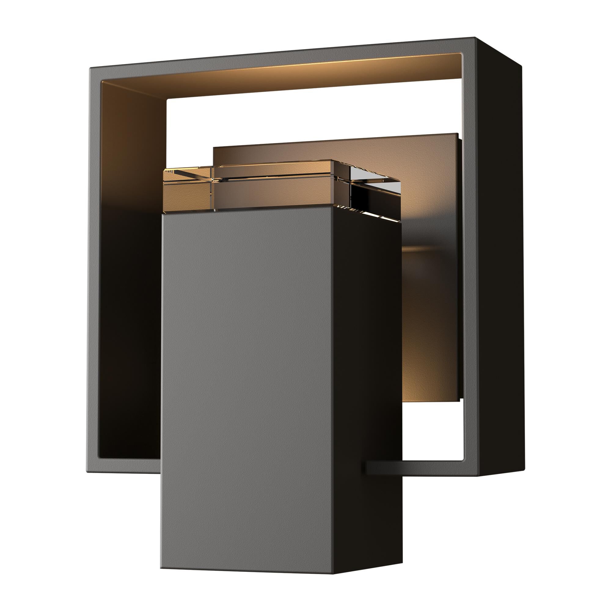 Hubbardton Forge Shadow Box 8 Inch Tall Outdoor Wall Light