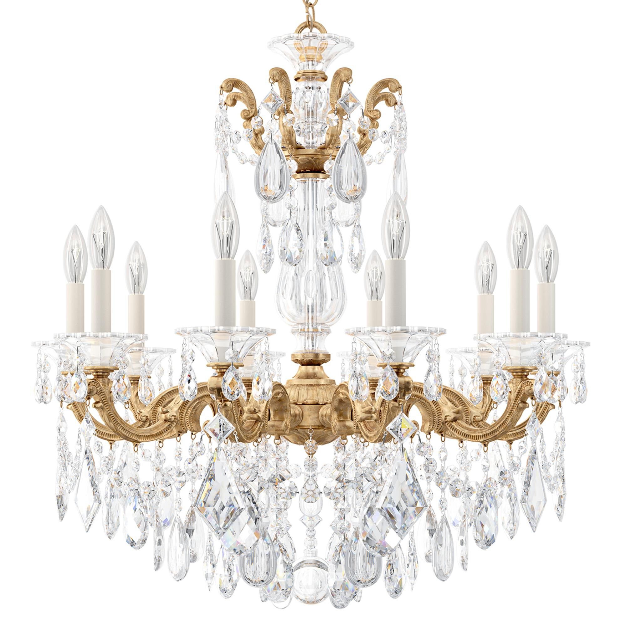 La Scala 28 Inch 10 Light Chandelier by Schonbek